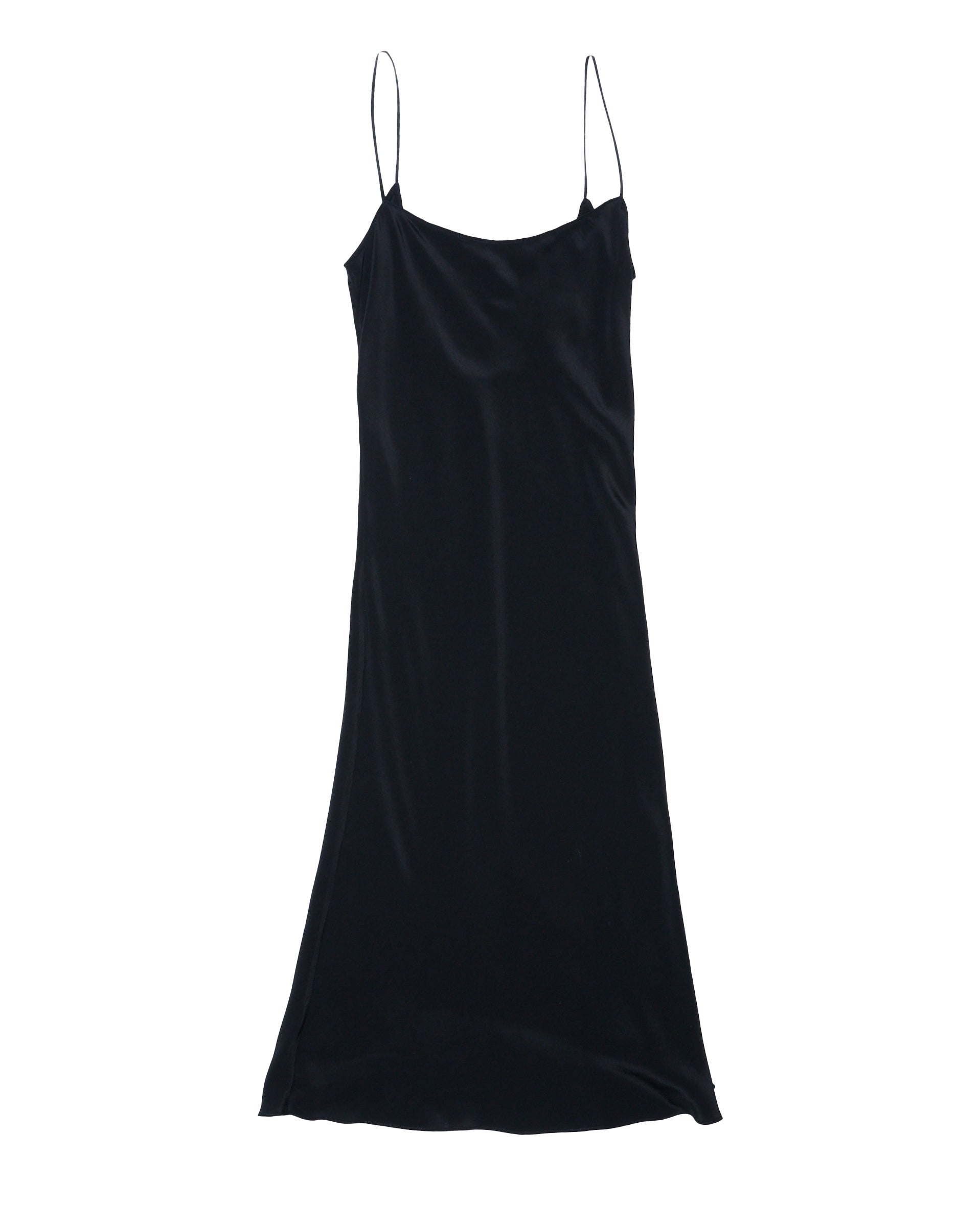 RLT SILK SLIP DRESS - BLACK RLT SILK SLIP DRESS - BLACK