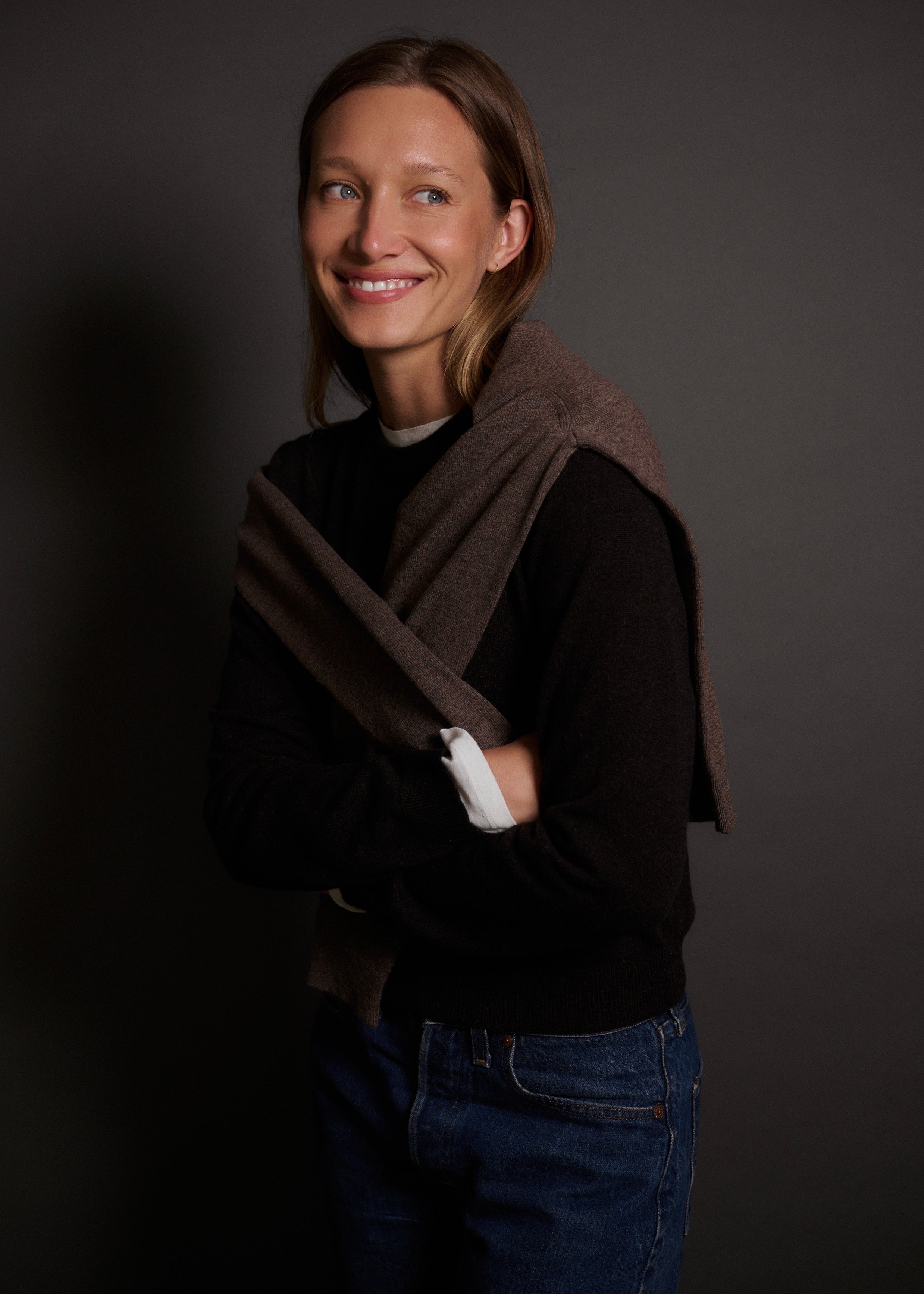 RLT TERI SWEATER - CHOCOLATE