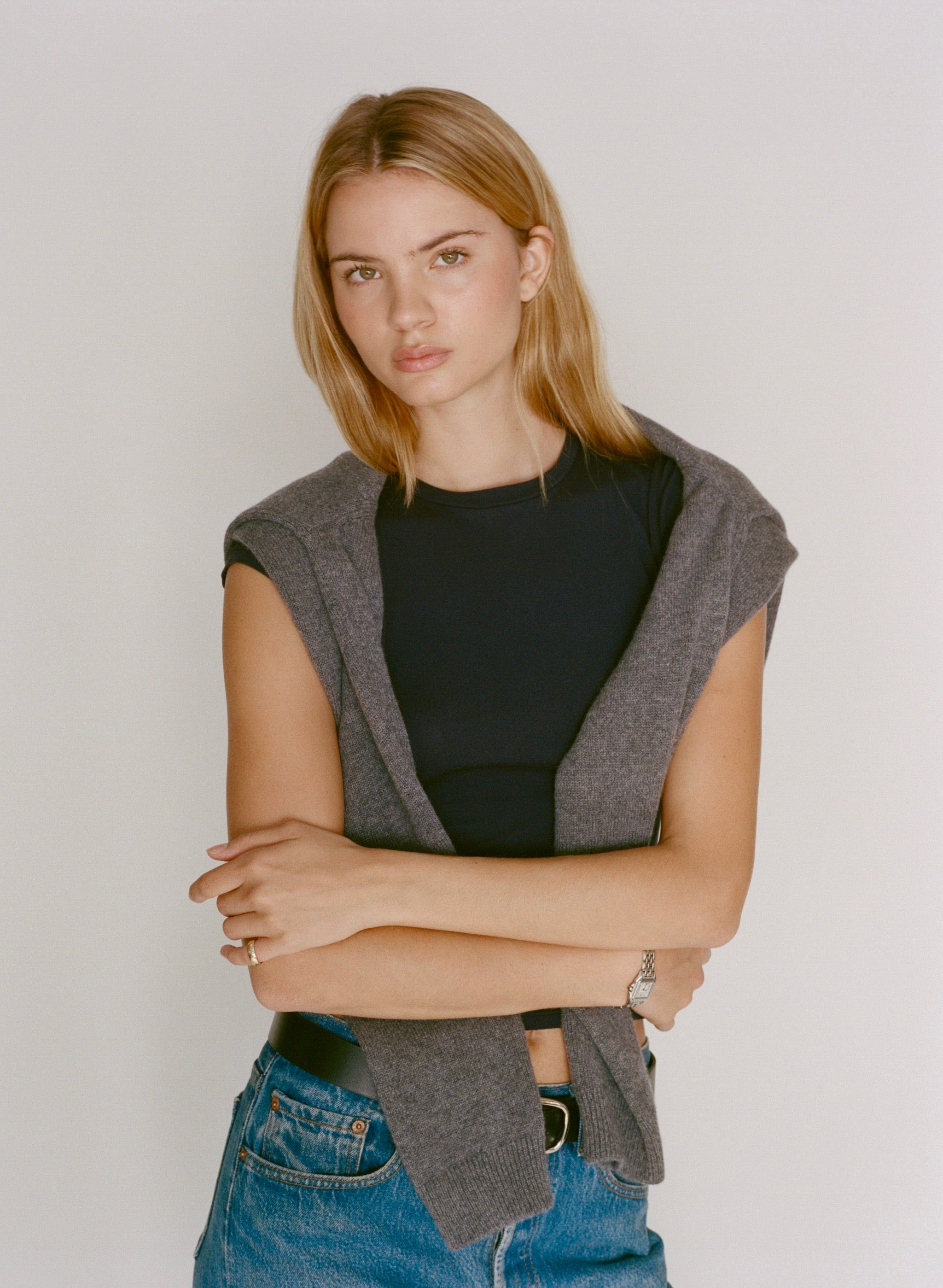 RLT SOFT BABY TEE - NAVY