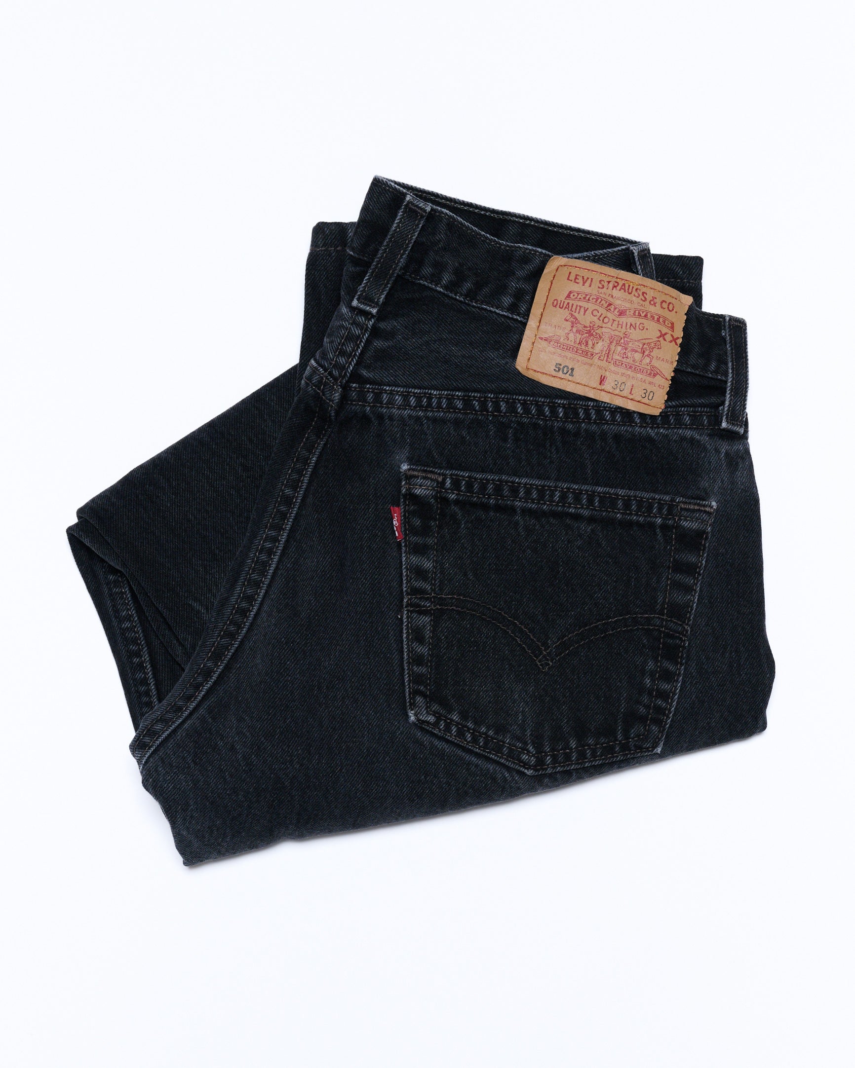BLACK 501 VINTAGE LEVI'S | 30 X 30