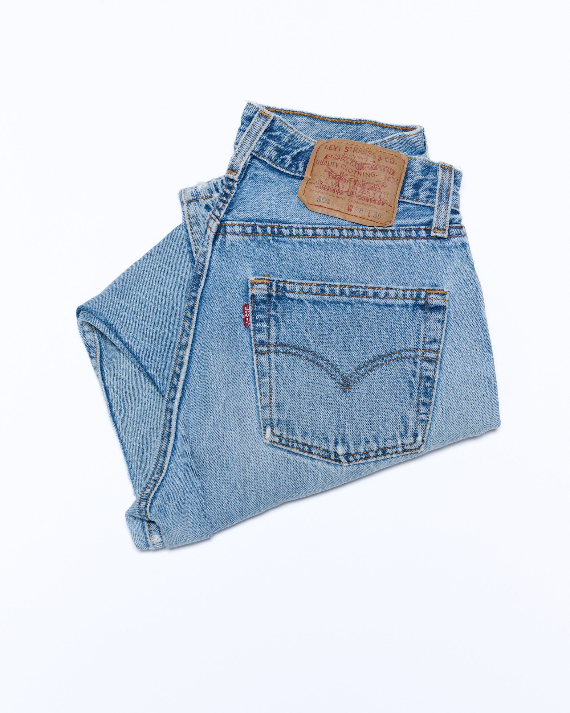 LIGHT WASH 501 VINTAGE LEVI'S | 28 X 30