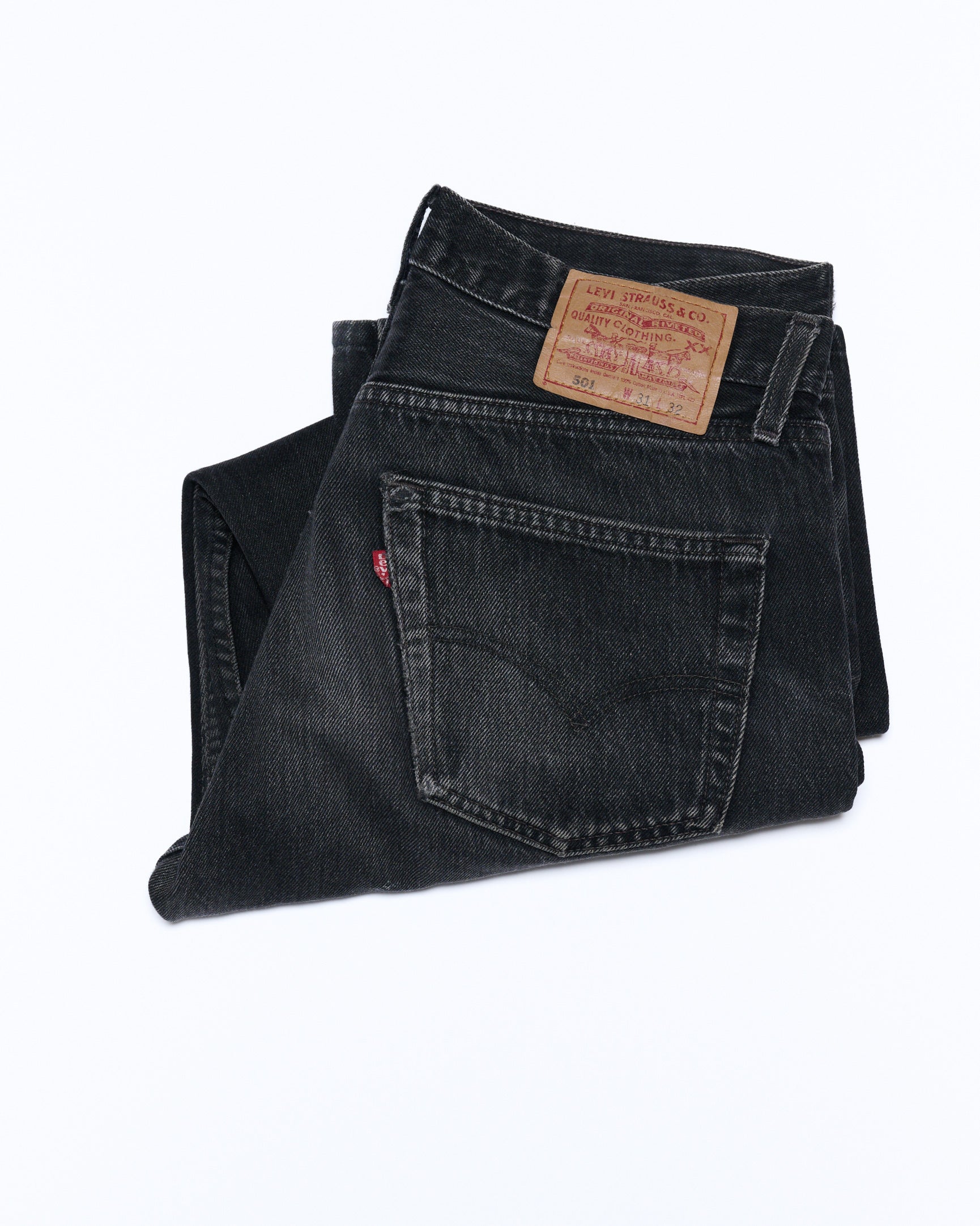 BLACK 501 VINTAGE LEVI'S | 31 X 32