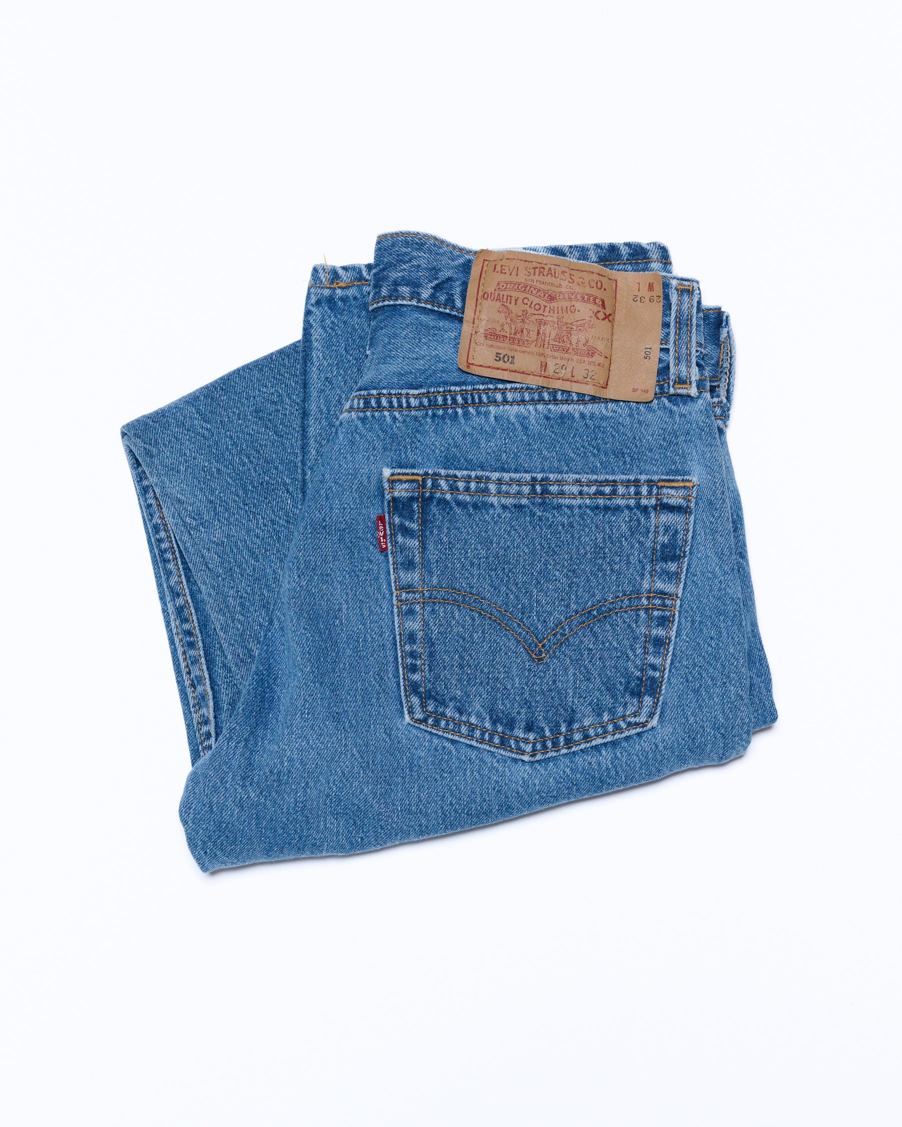 MID WASH 501 VINTAGE LEVI'S | 29 X 32