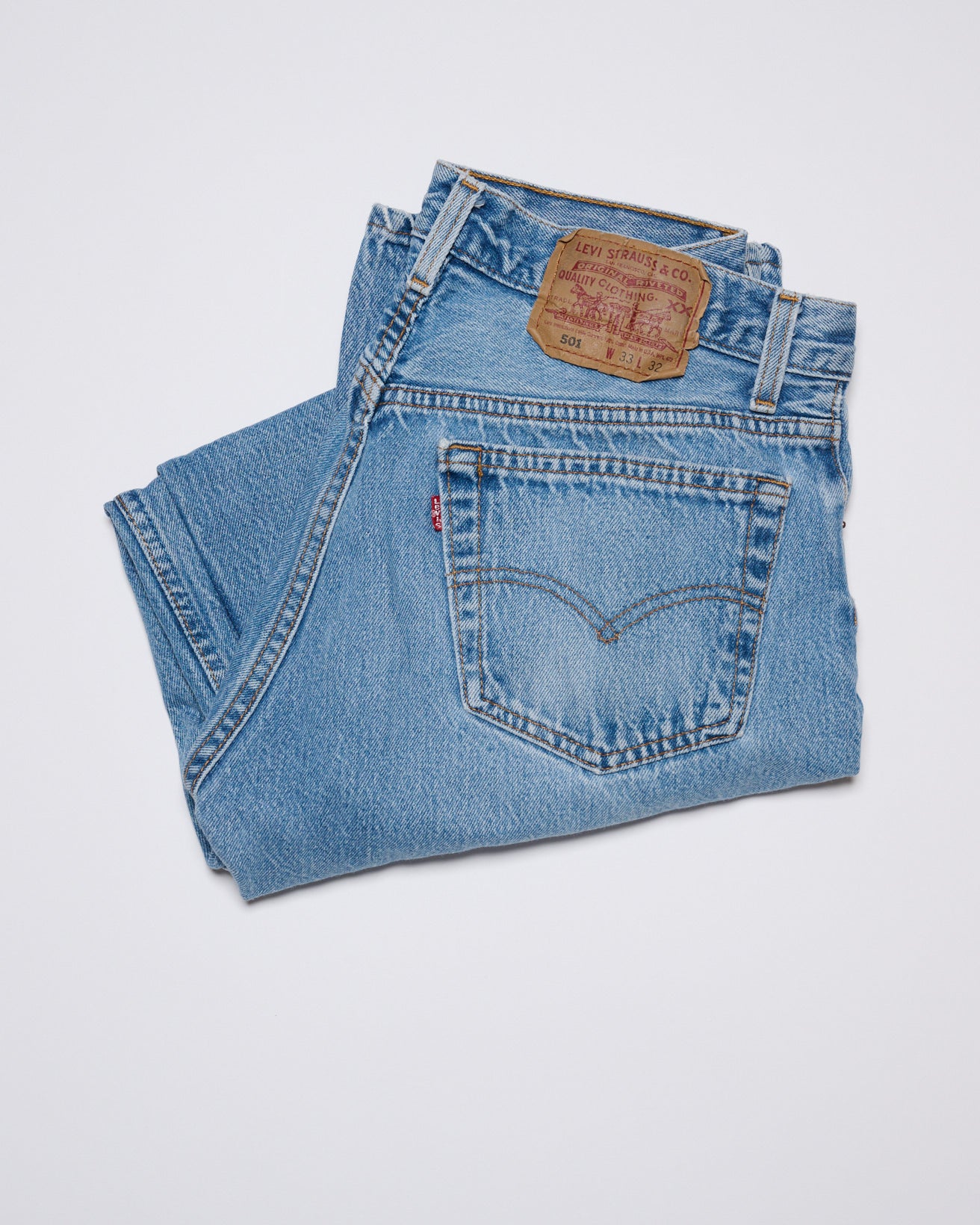 LIGHT WASH 501 VINTAGE LEVI'S | 33 X 32