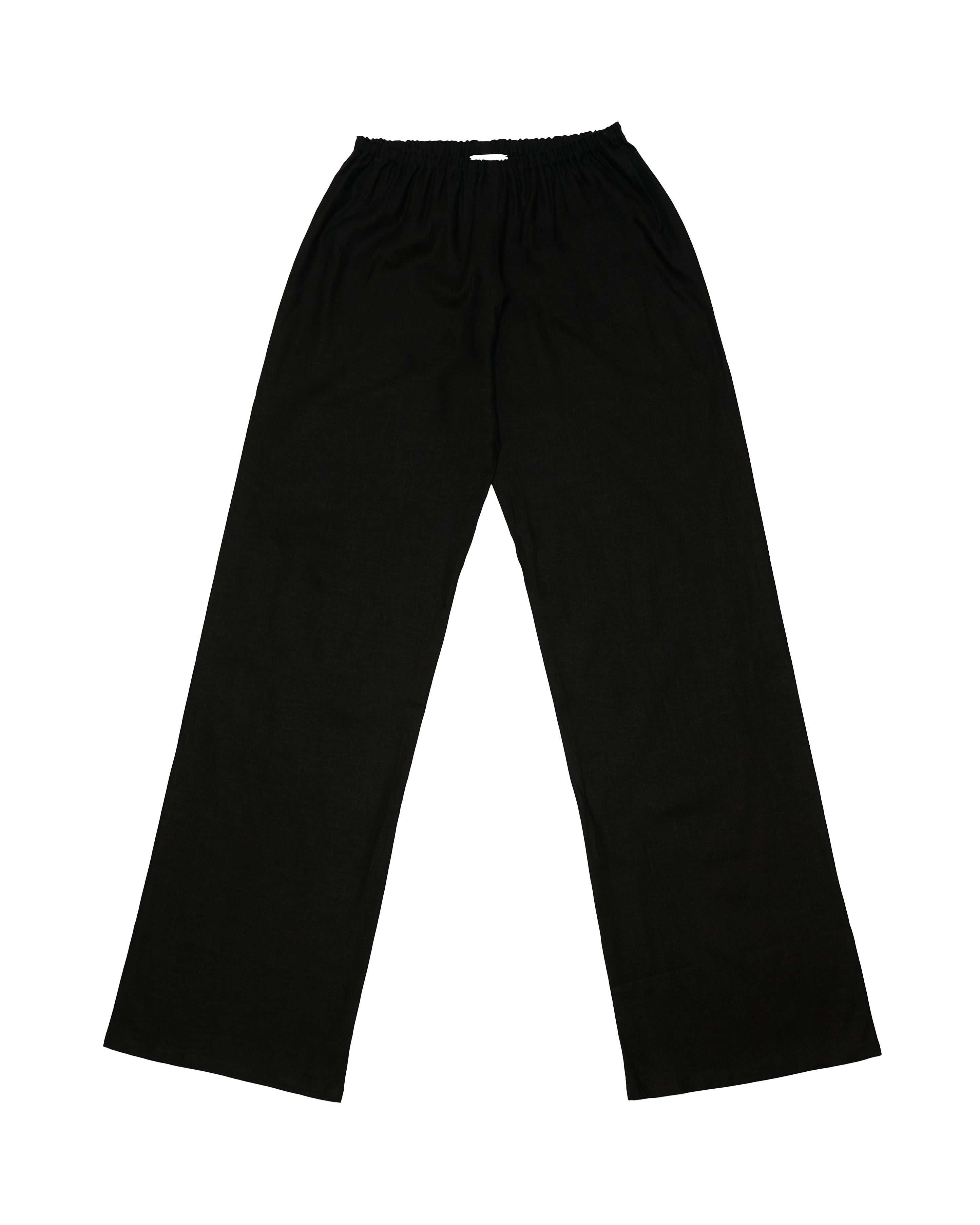 RLT LINEN PANT - BLACK