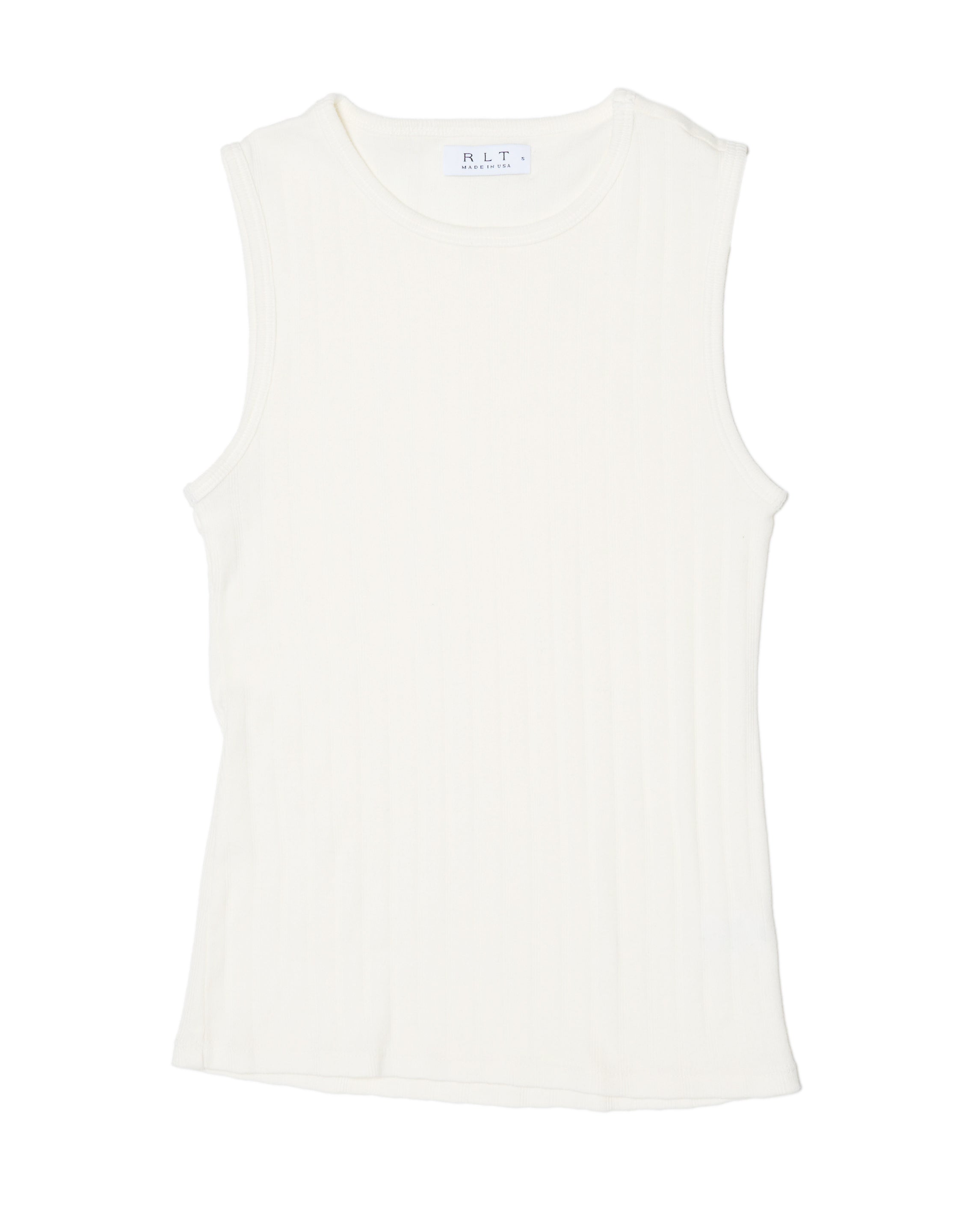 RLT WIDE RIB TANK - WHITE