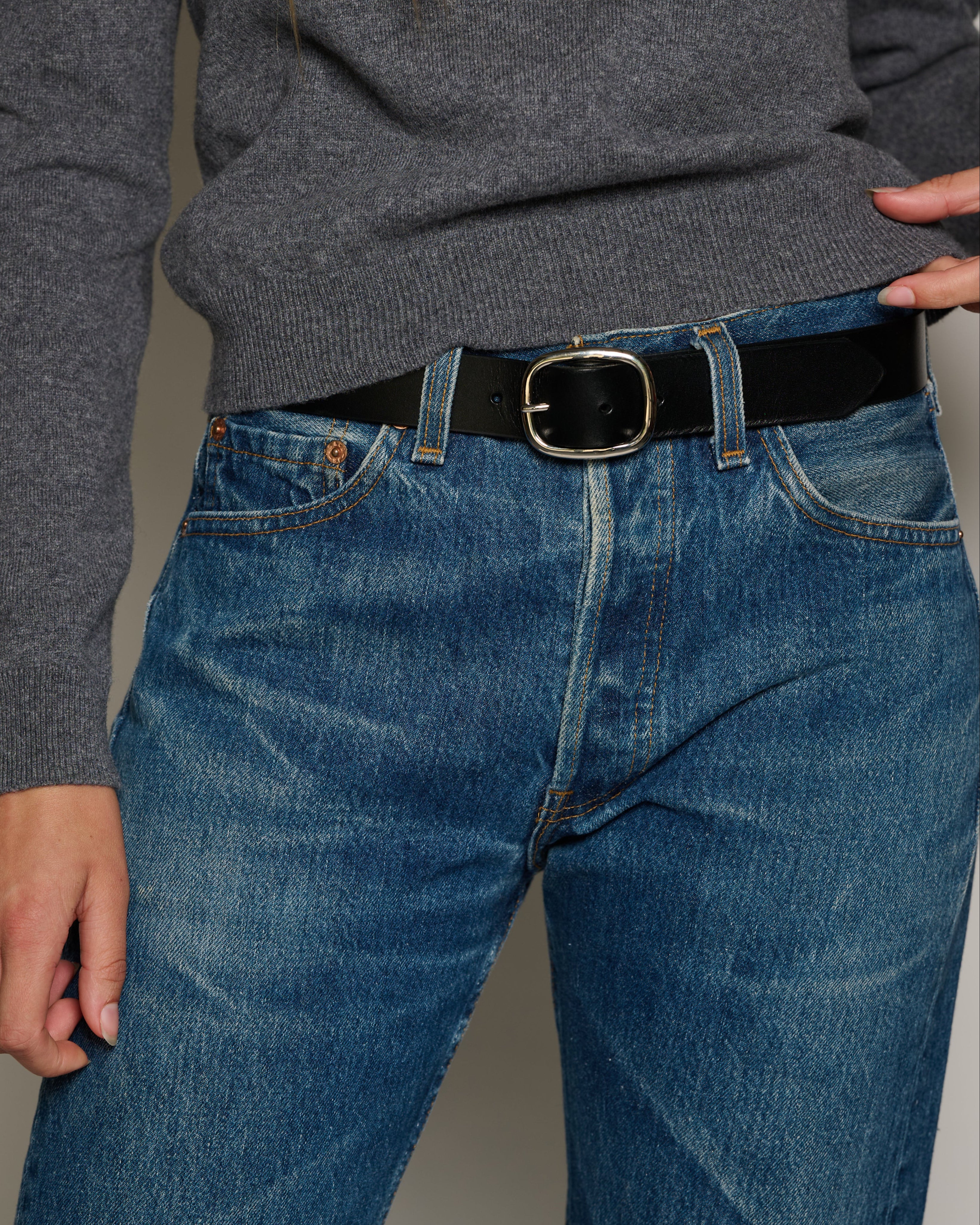 RLT CLASSIC BELT | NICKEL & BLACK