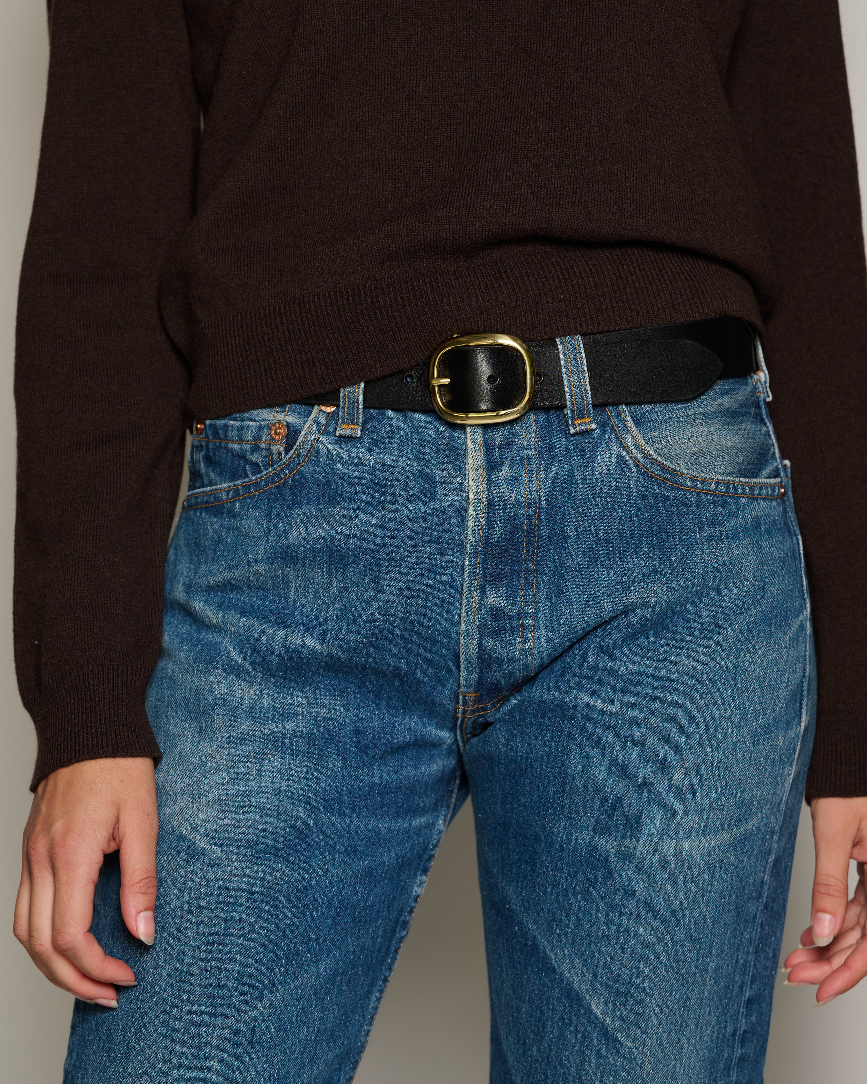 RLT CLASSIC BELT | BRASS & BLACK