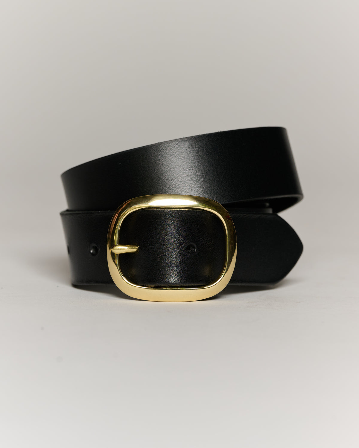 VINTAGE THE RITZ ACCESSORIES COLLECTION BLACK GOLD LEATHER BELT S M Vintage  main image 4