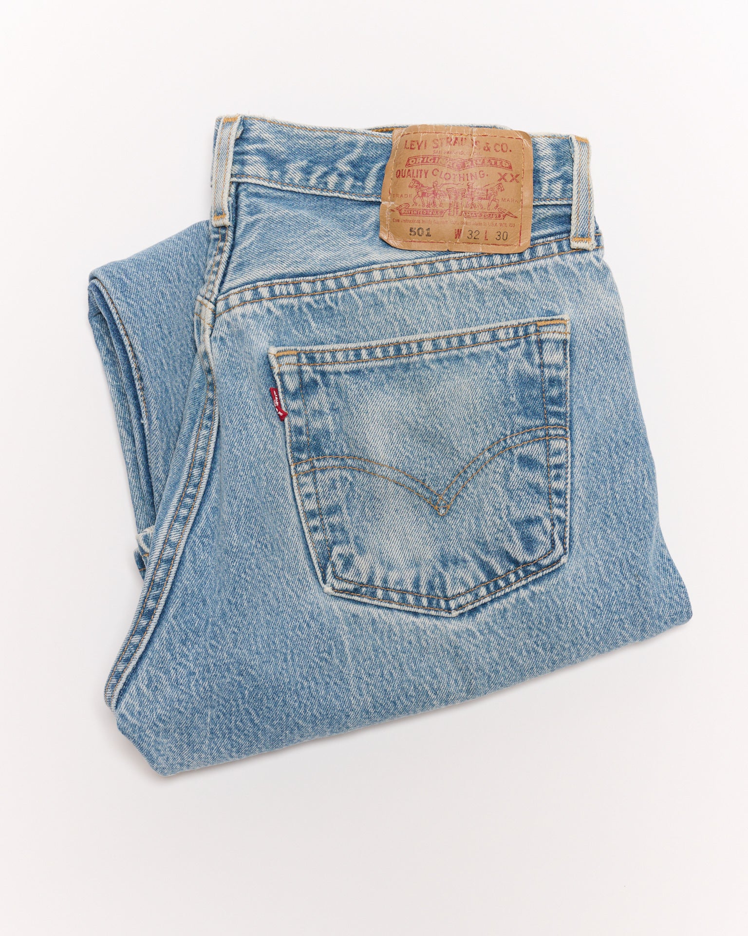 LIGHT-MID WASH 501 VINTAGE LEVI'S | 32 x 30