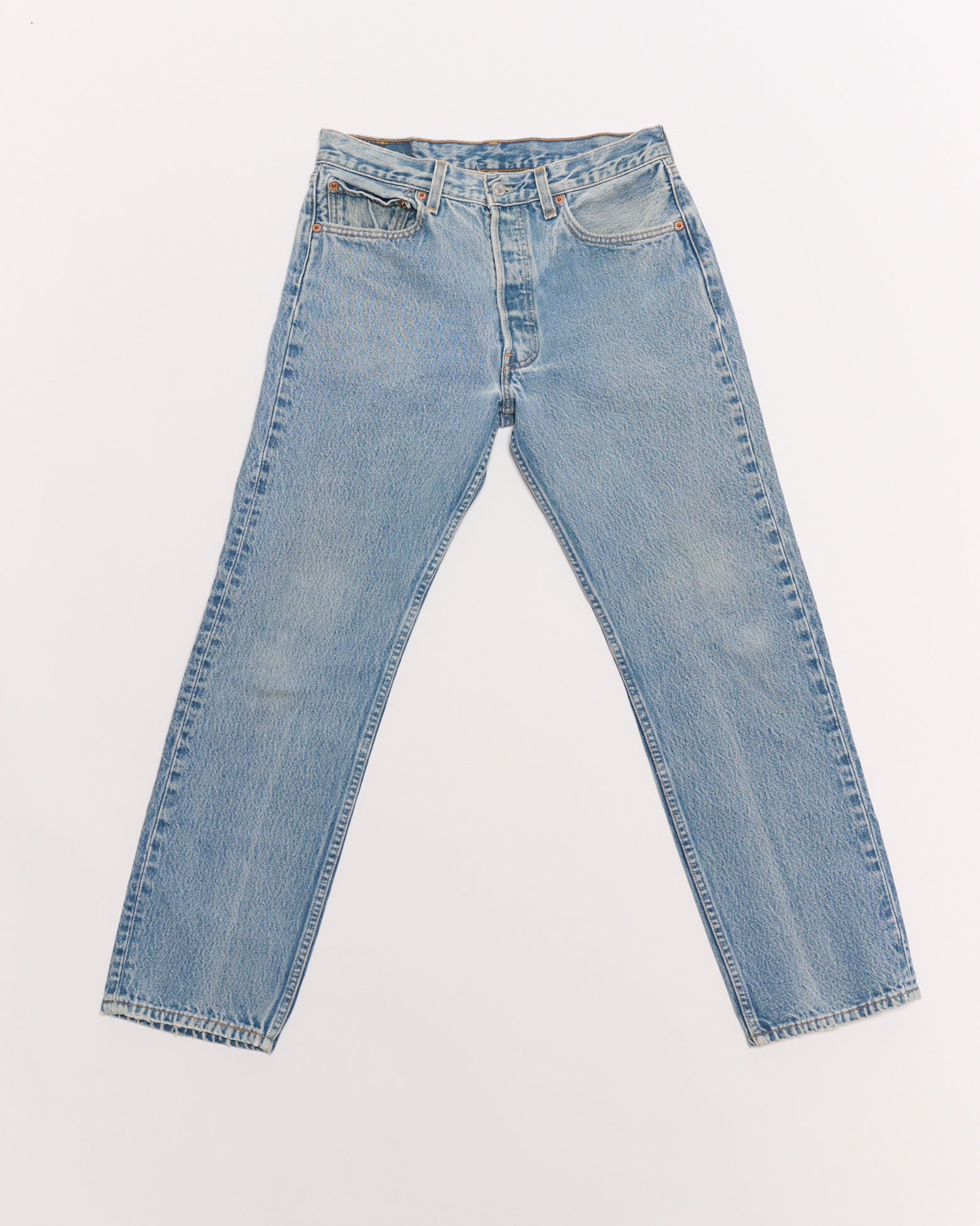 LIGHT-MID WASH 501 VINTAGE LEVI'S | 32 x 30