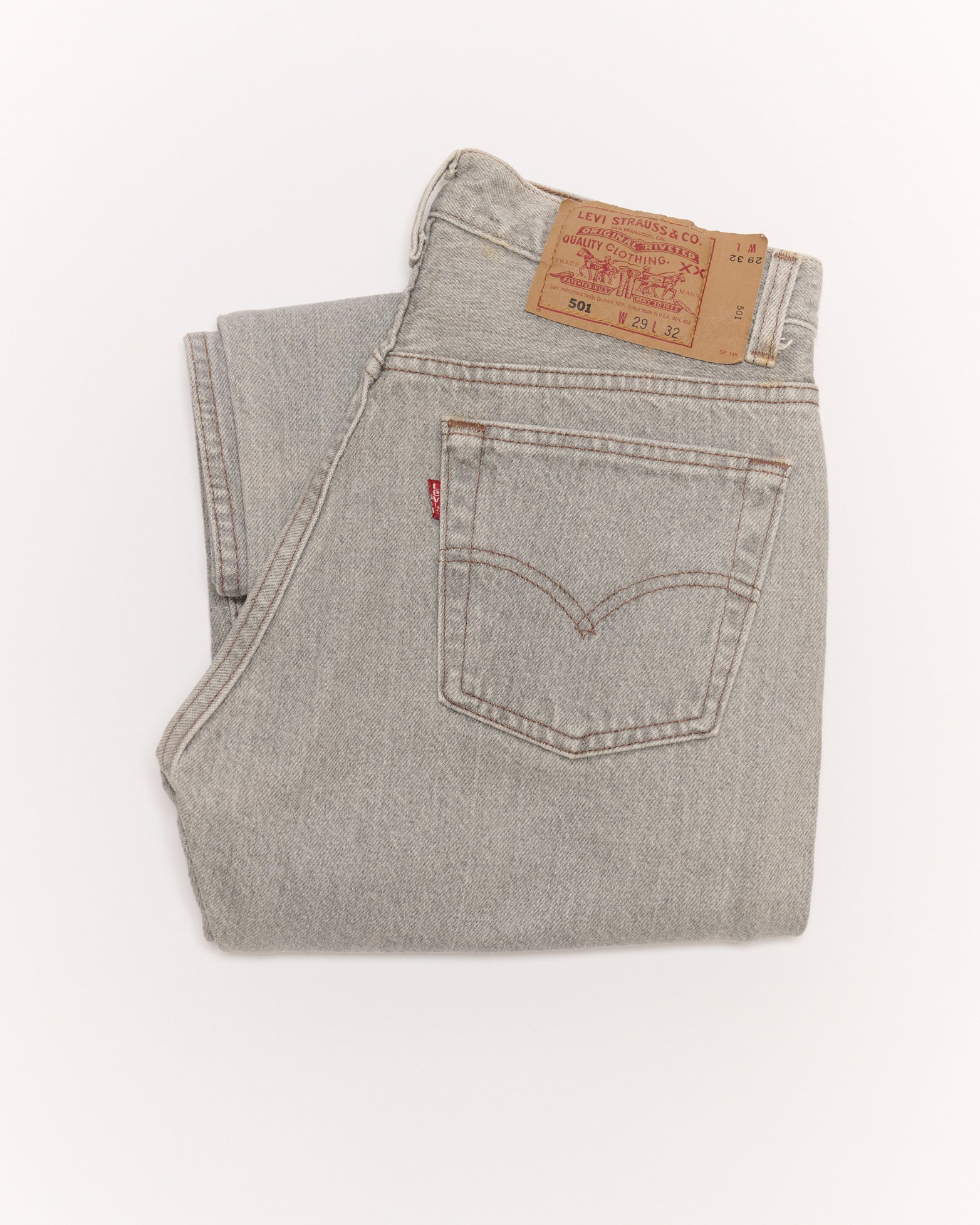 TAN GREY 501 VINTAGE LEVI'S | 29 x 32