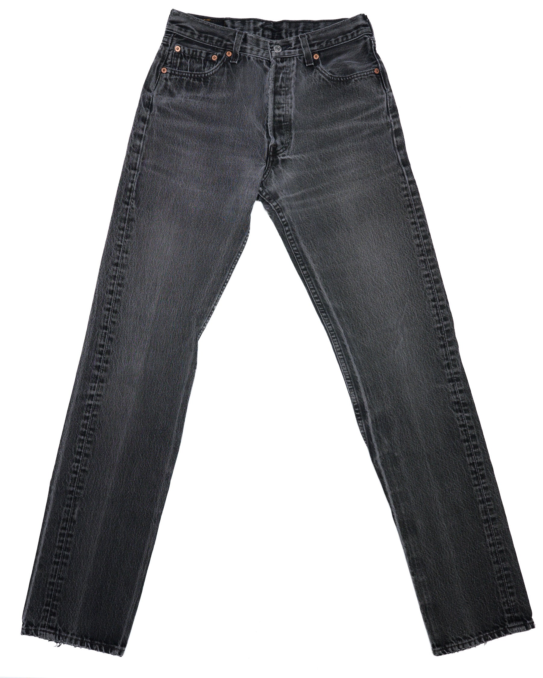 WASHED BLACK 501 VINTAGE LEVI'S | 30 X 36