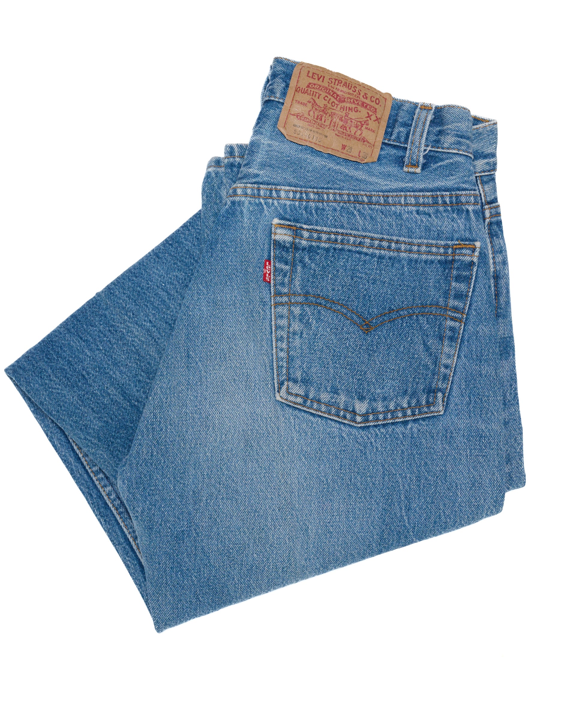 MID WASH 501 VINTAGE LEVI'S | 29 X 36
