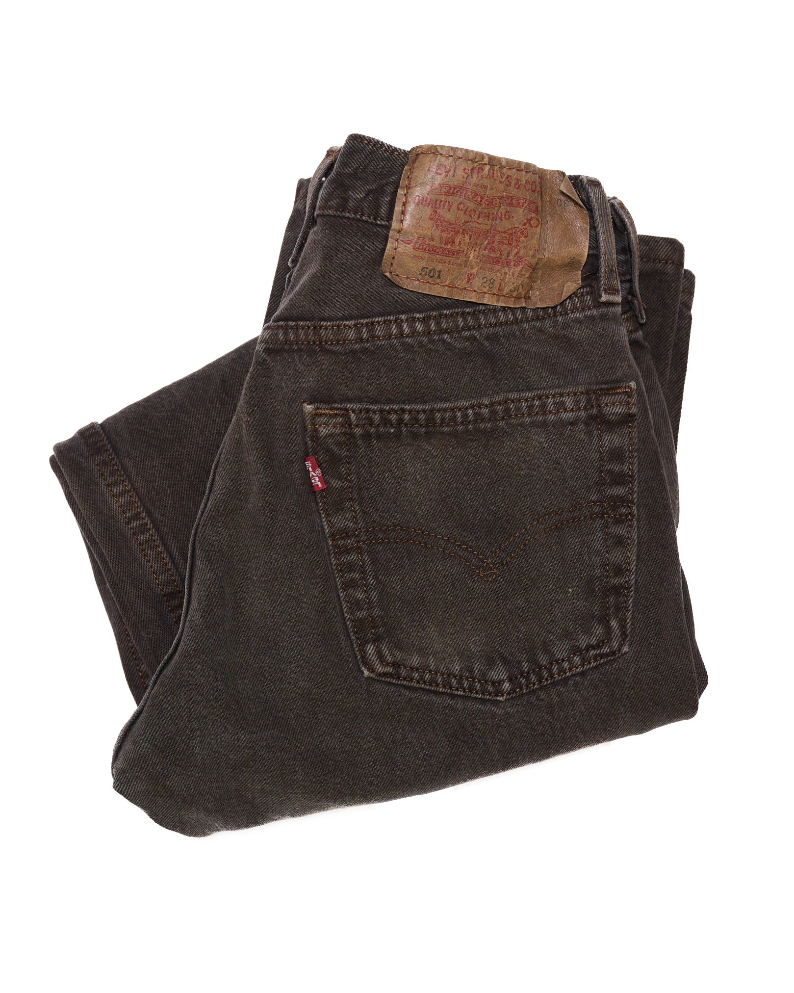 BROWN 501 VINTAGE LEVI'S | 28 X 30