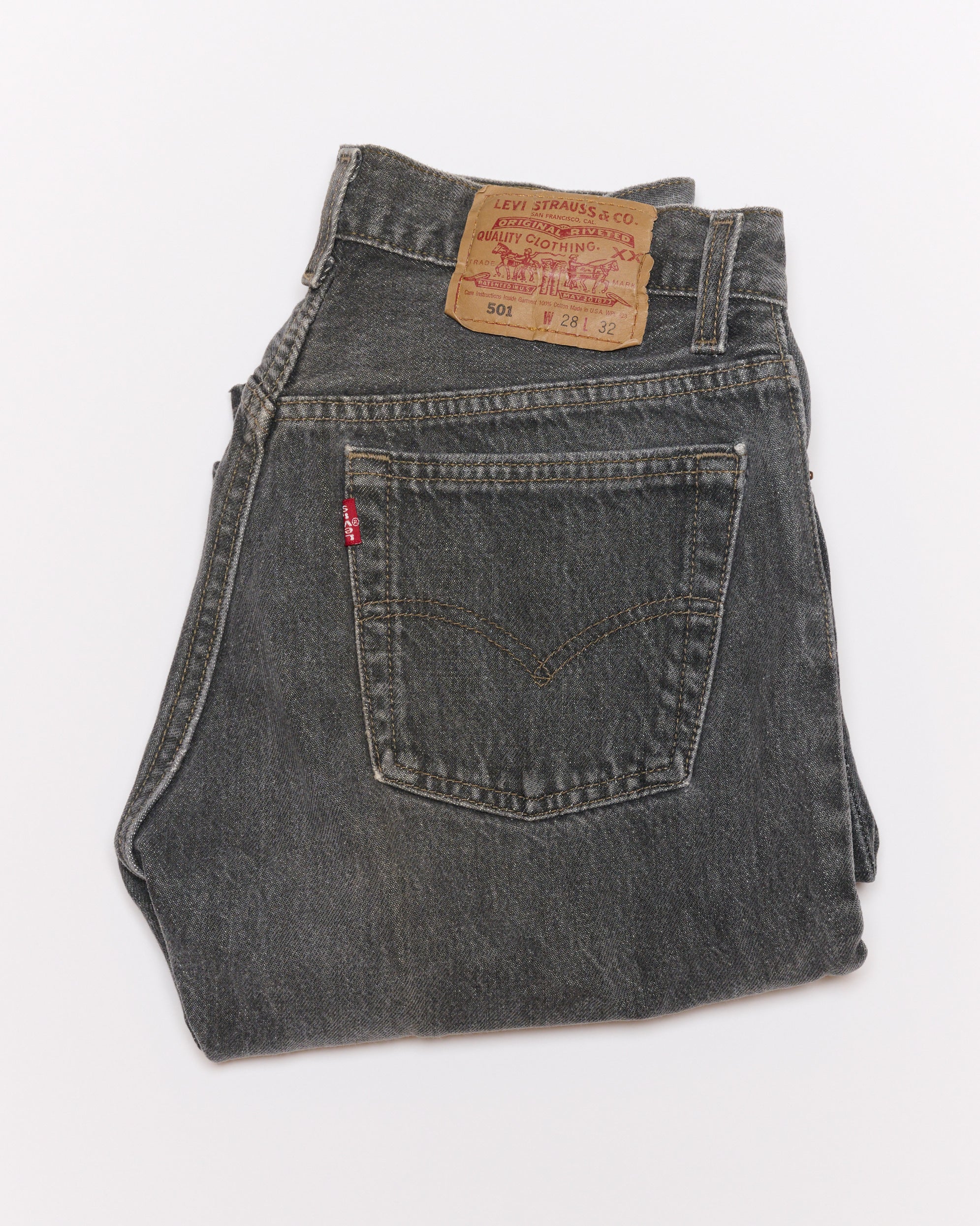 GREY WASH 501 VINTAGE LEVI'S | 28 x 32