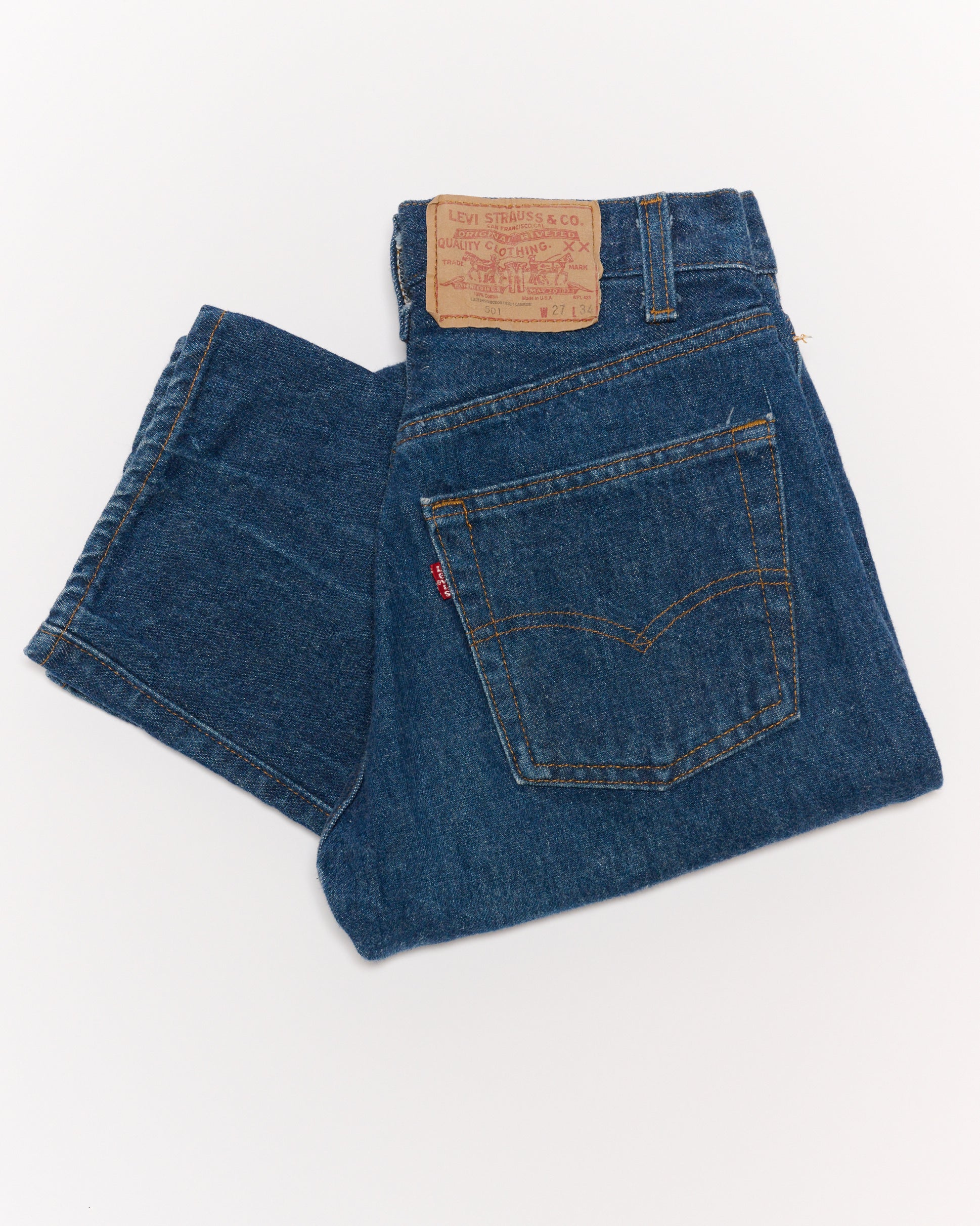 DARK WASH 501 VINTAGE LEVI'S | 24.5 x 31