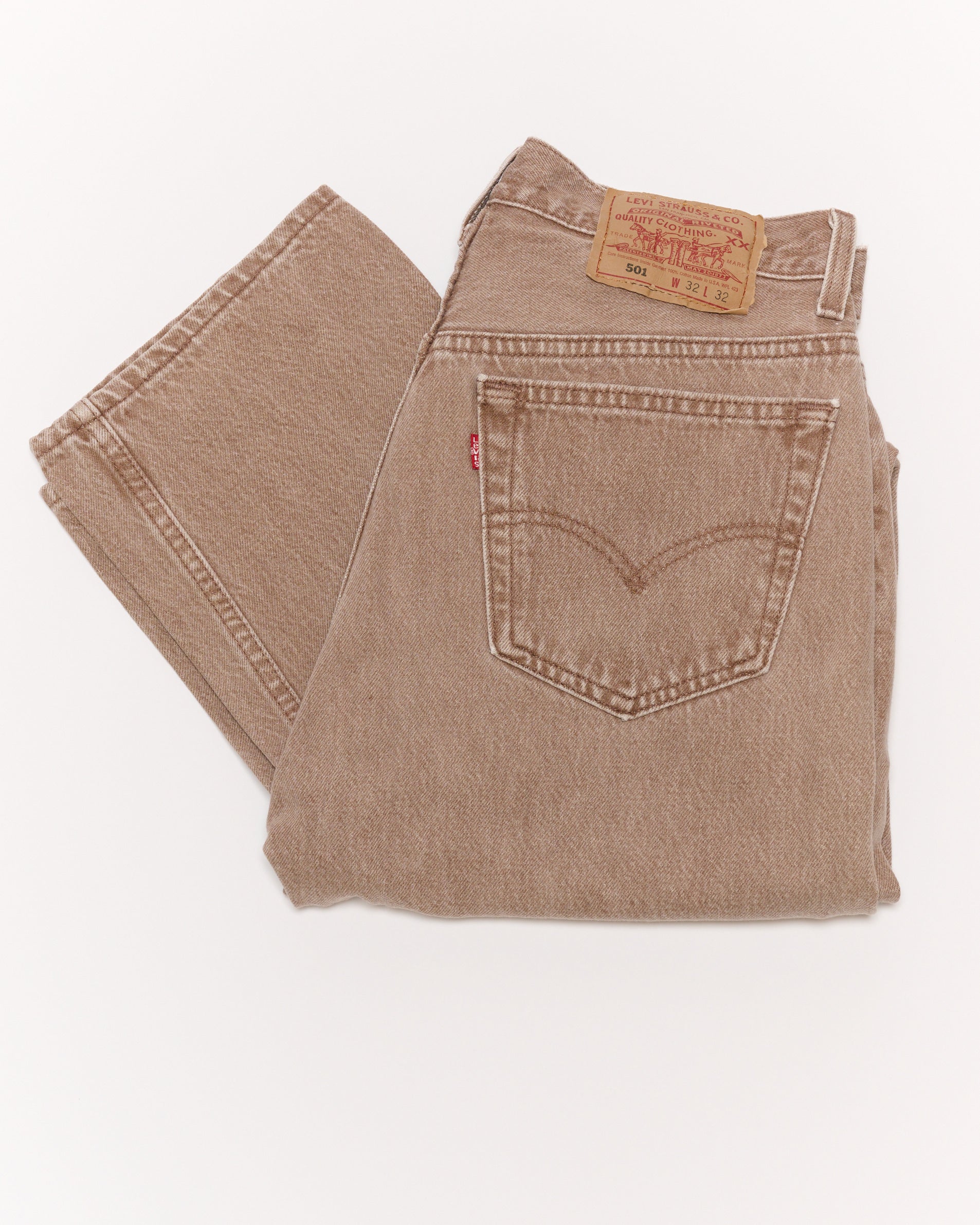 BROWN 501 VINTAGE LEVI'S | 30 x 31.5