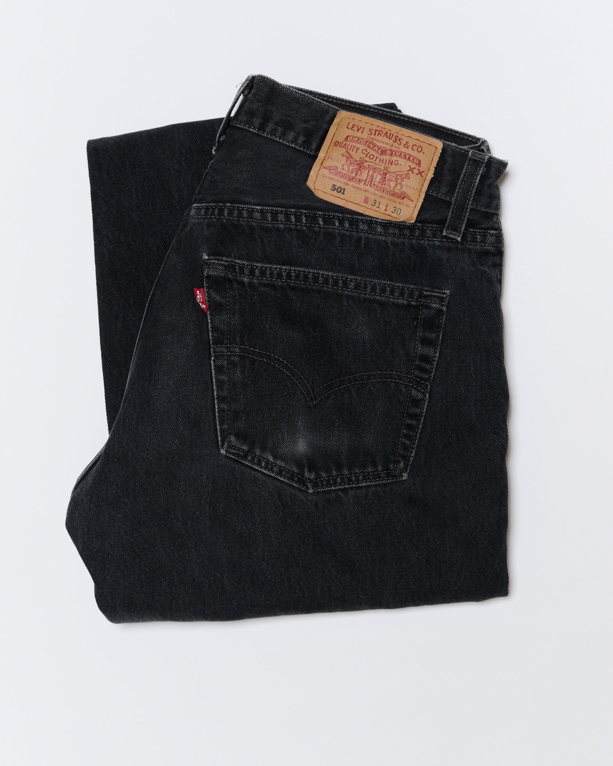 BLACK 501 VINTAGE LEVI'S | 31 X 30