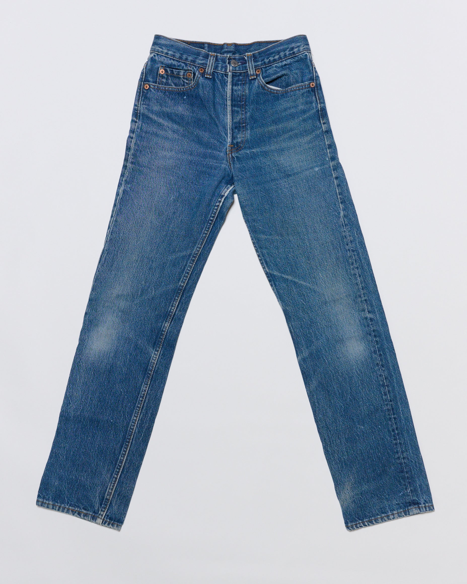 MID-DARK WASH 501 VINTAGE LEVI'S | 27 X 34