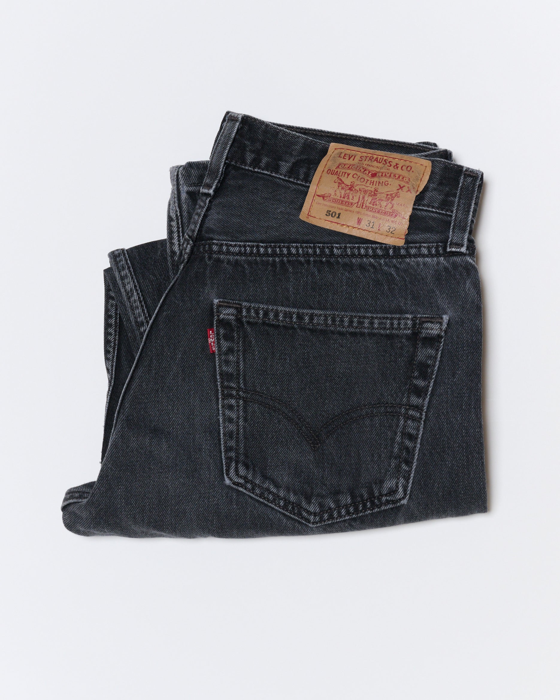 BLACK 501 VINTAGE LEVI'S | 31 X 32