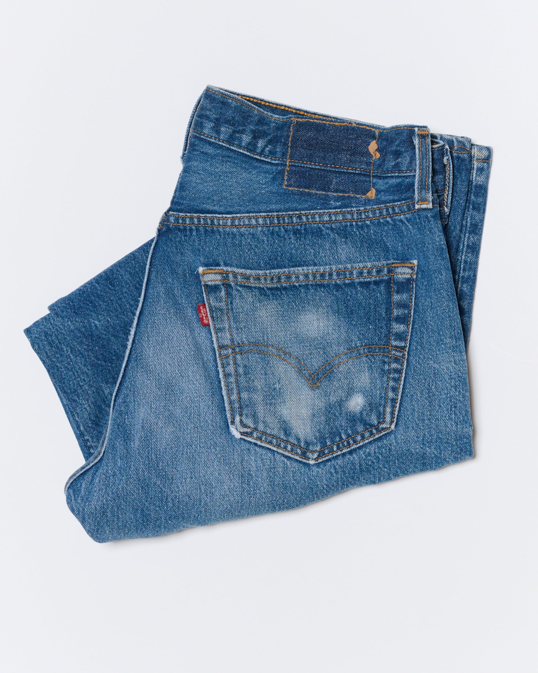 MID-DARK WASH 501 VINTAGE LEVI'S | 34 X 34