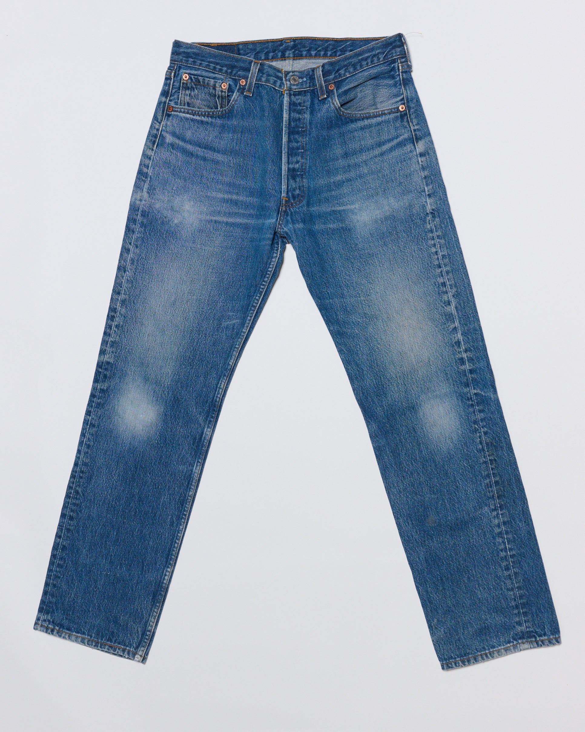 MID-DARK WASH 501 VINTAGE LEVI'S | 34 X 34