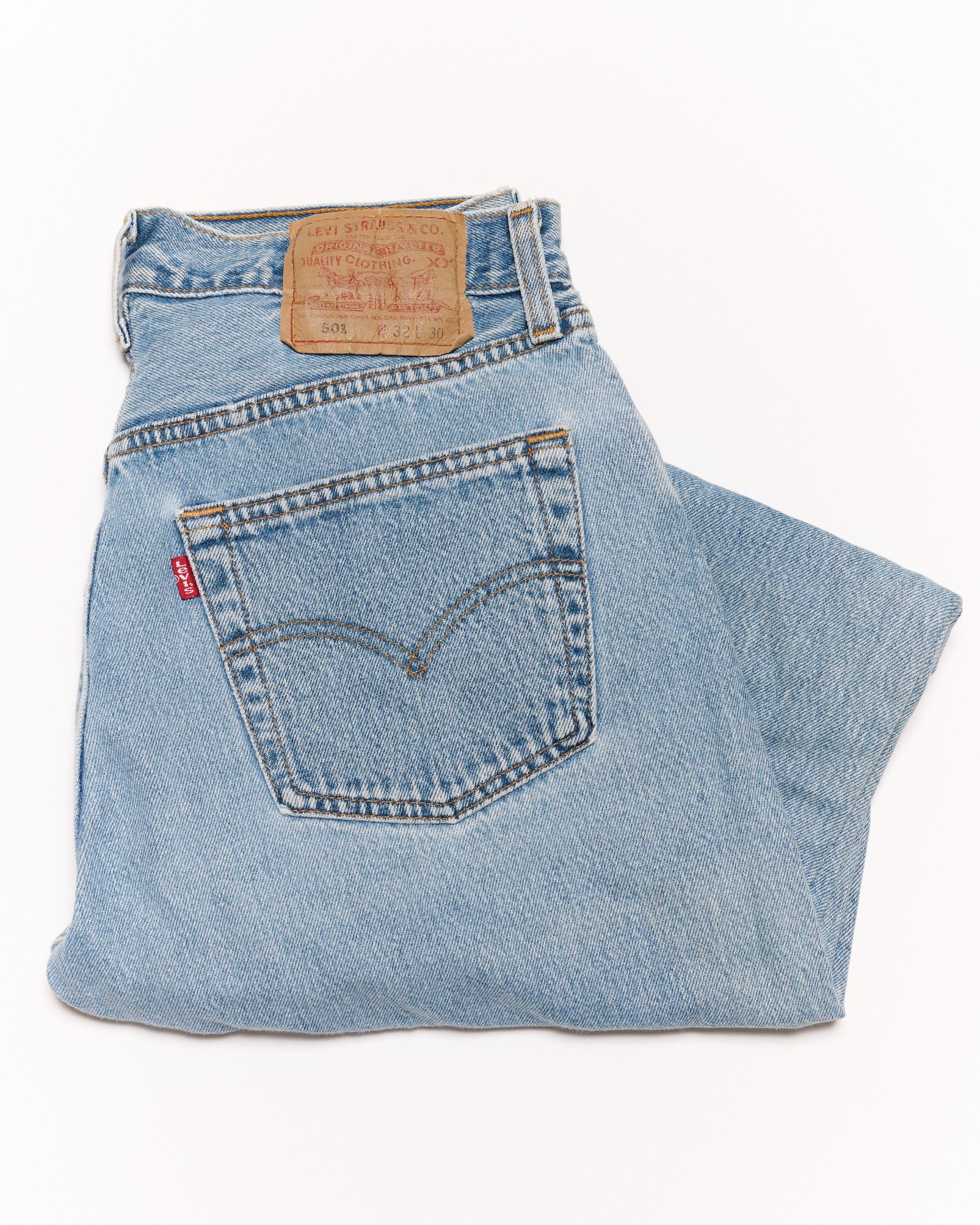 MID-LIGHT WASH 501 VINTAGE LEVI'S | 32 x 30