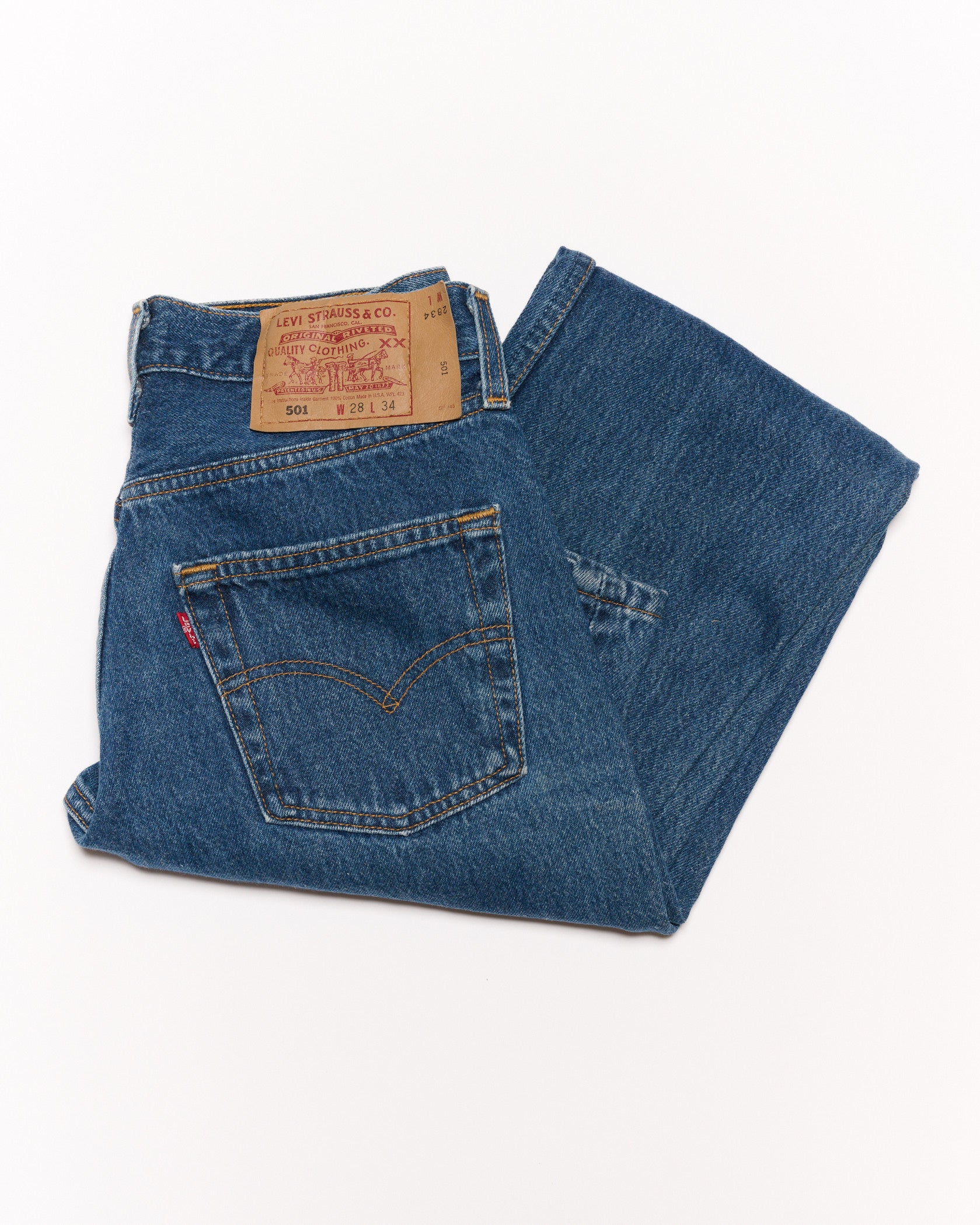 DARK WASH 501 VINTAGE LEVI'S | 28 x 34