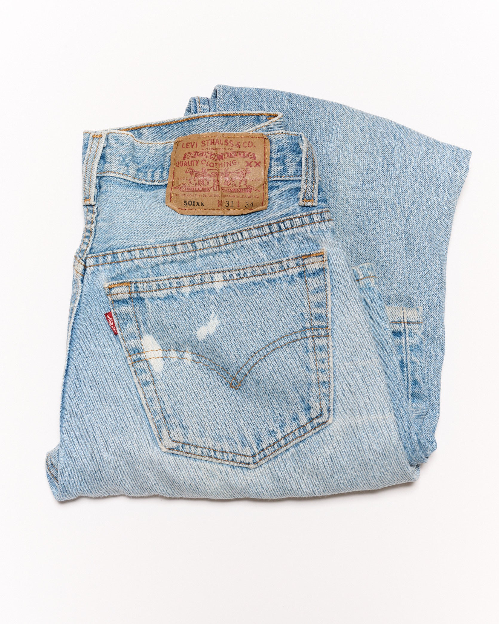 LIGHT WASH 501XX VINTAGE LEVI'S | 31 x 34