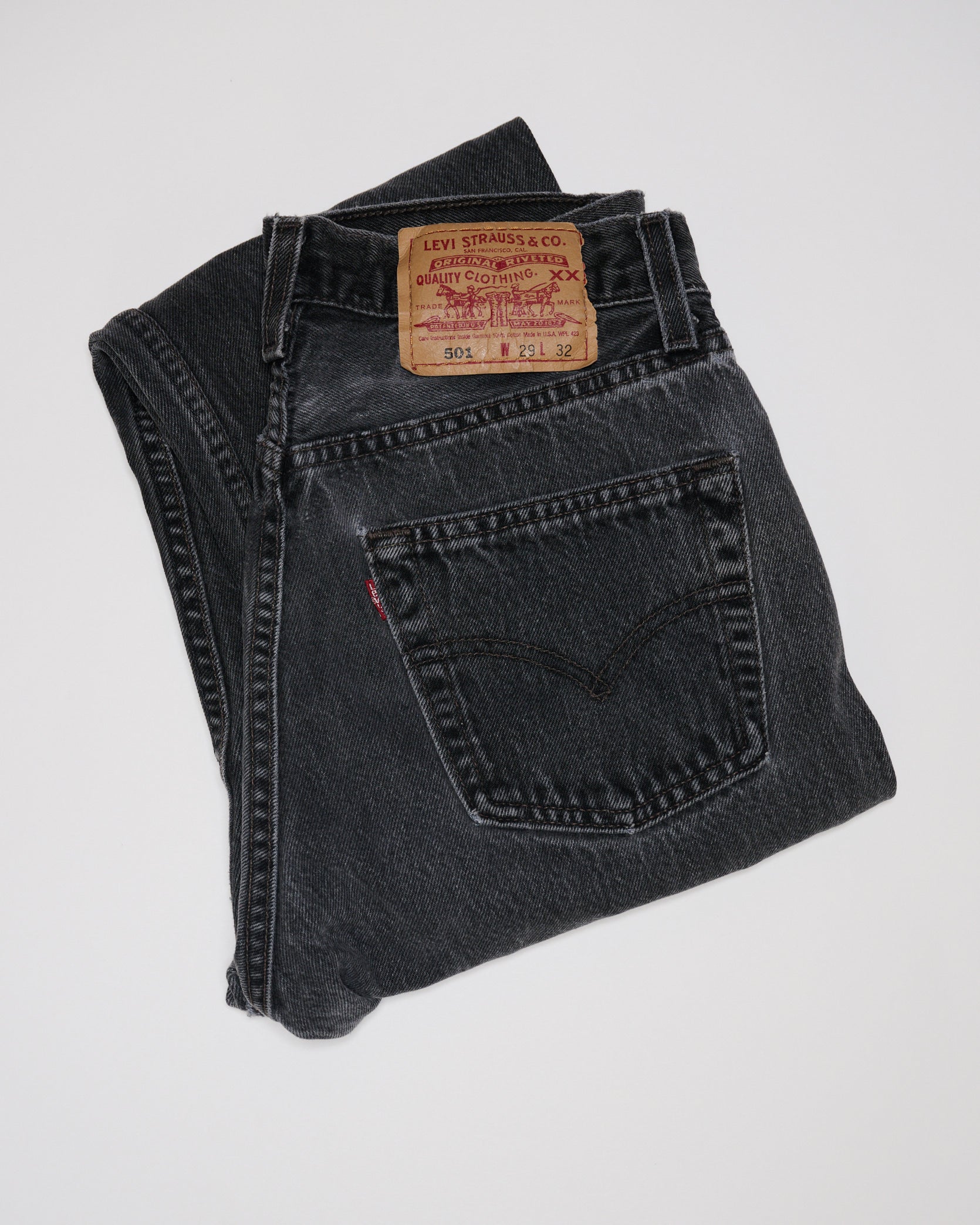 BLACK 501 VINTAGE LEVI'S | 29 X 32