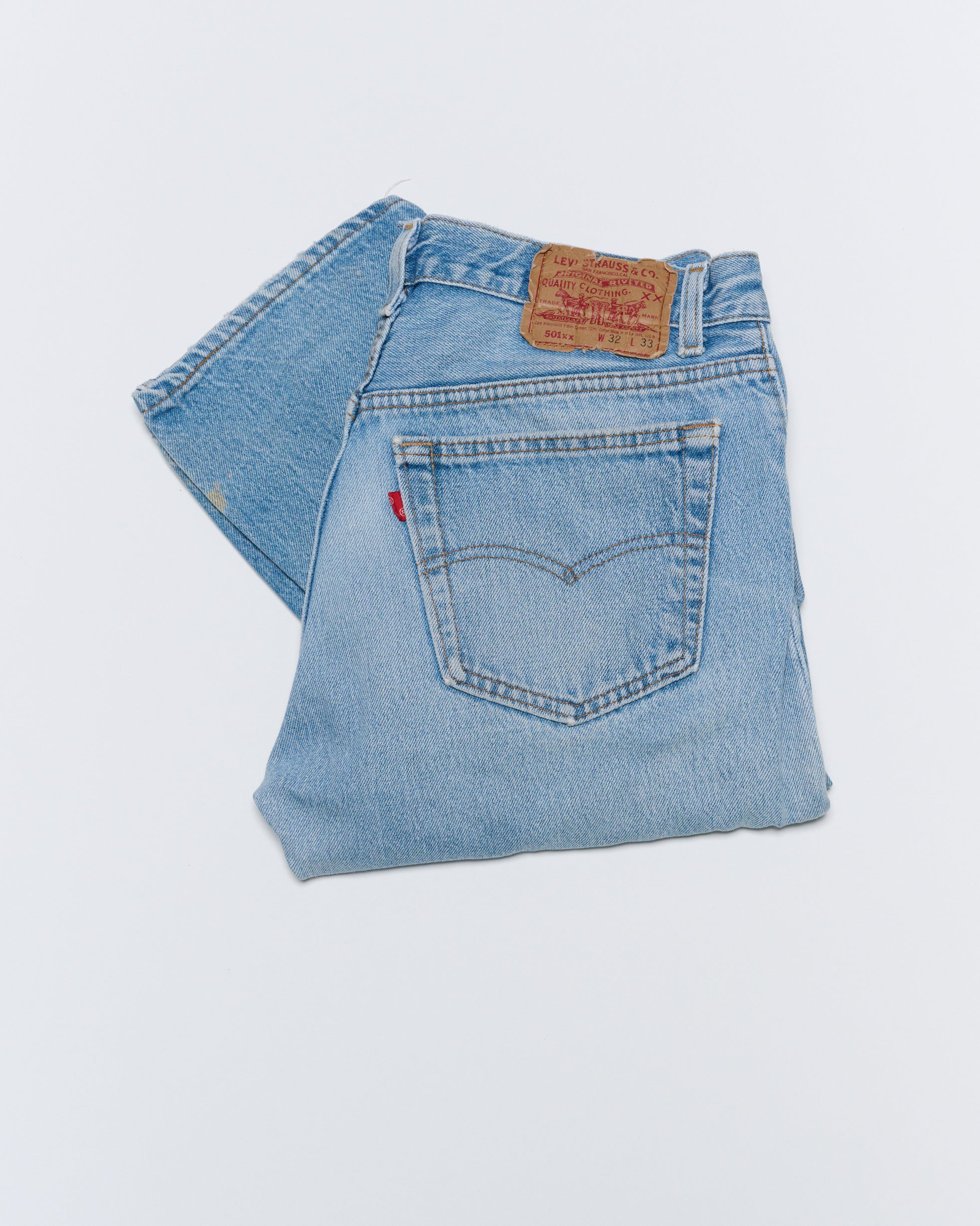 LIGHT WASH 501XX VINTAGE LEVI'S | 32 X 33