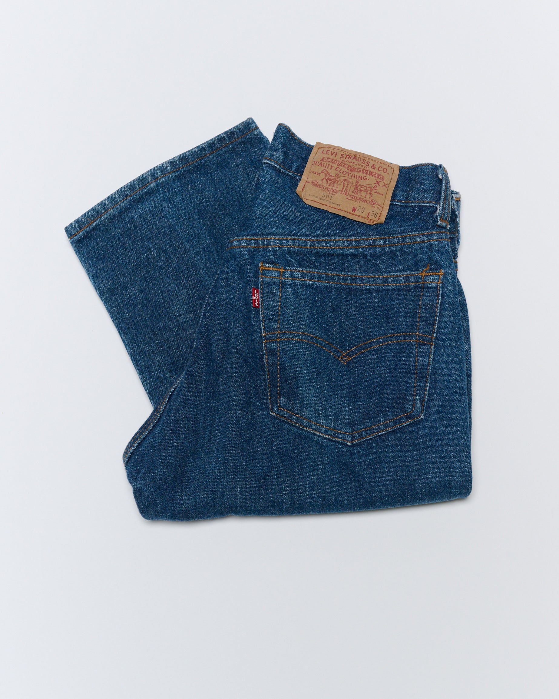 DARK WASH 501 VINTAGE LEVI'S | 29 X 36