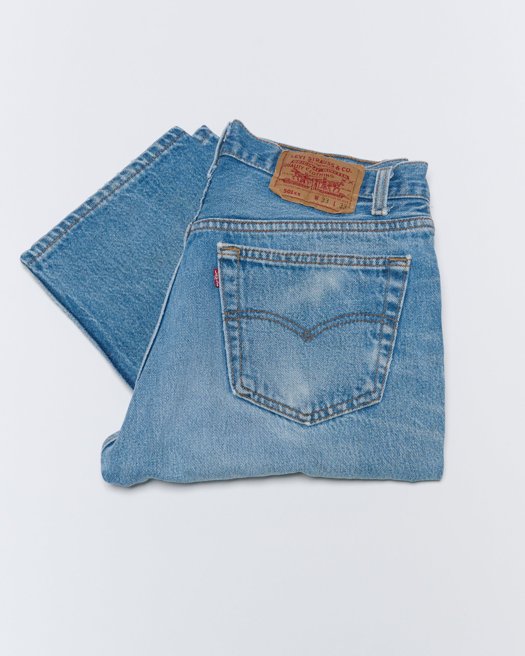 LIGHT-MID WASH 501XX VINTAGE LEVI'S | 33 X 33