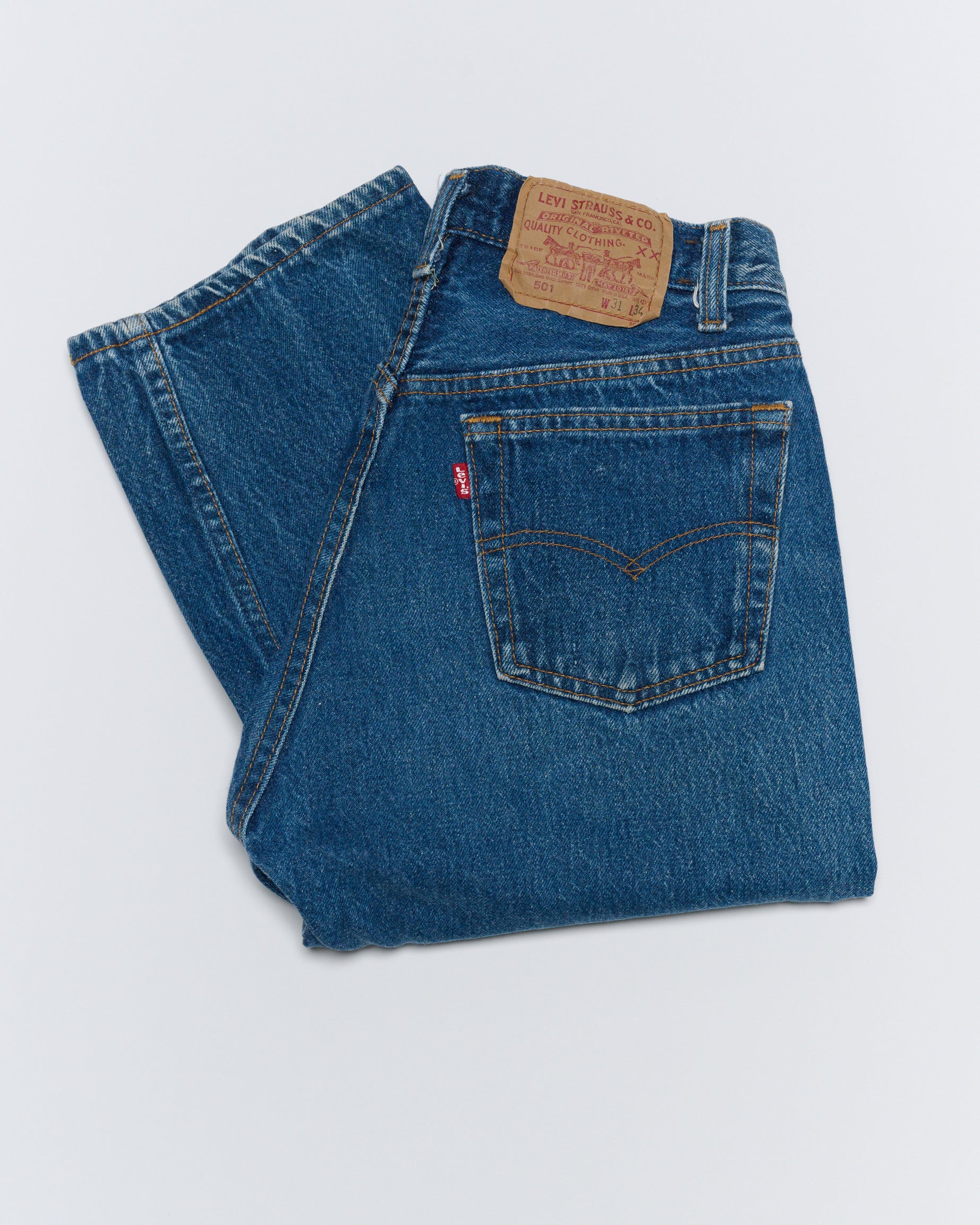 DARK WASH 501 VINTAGE LEVI'S | 31 X 34