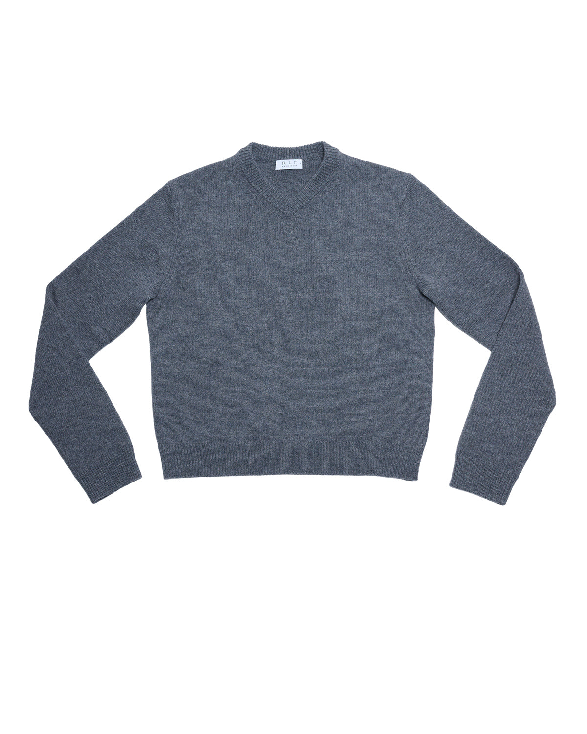 RLT V-NECK SWEATER - FOG