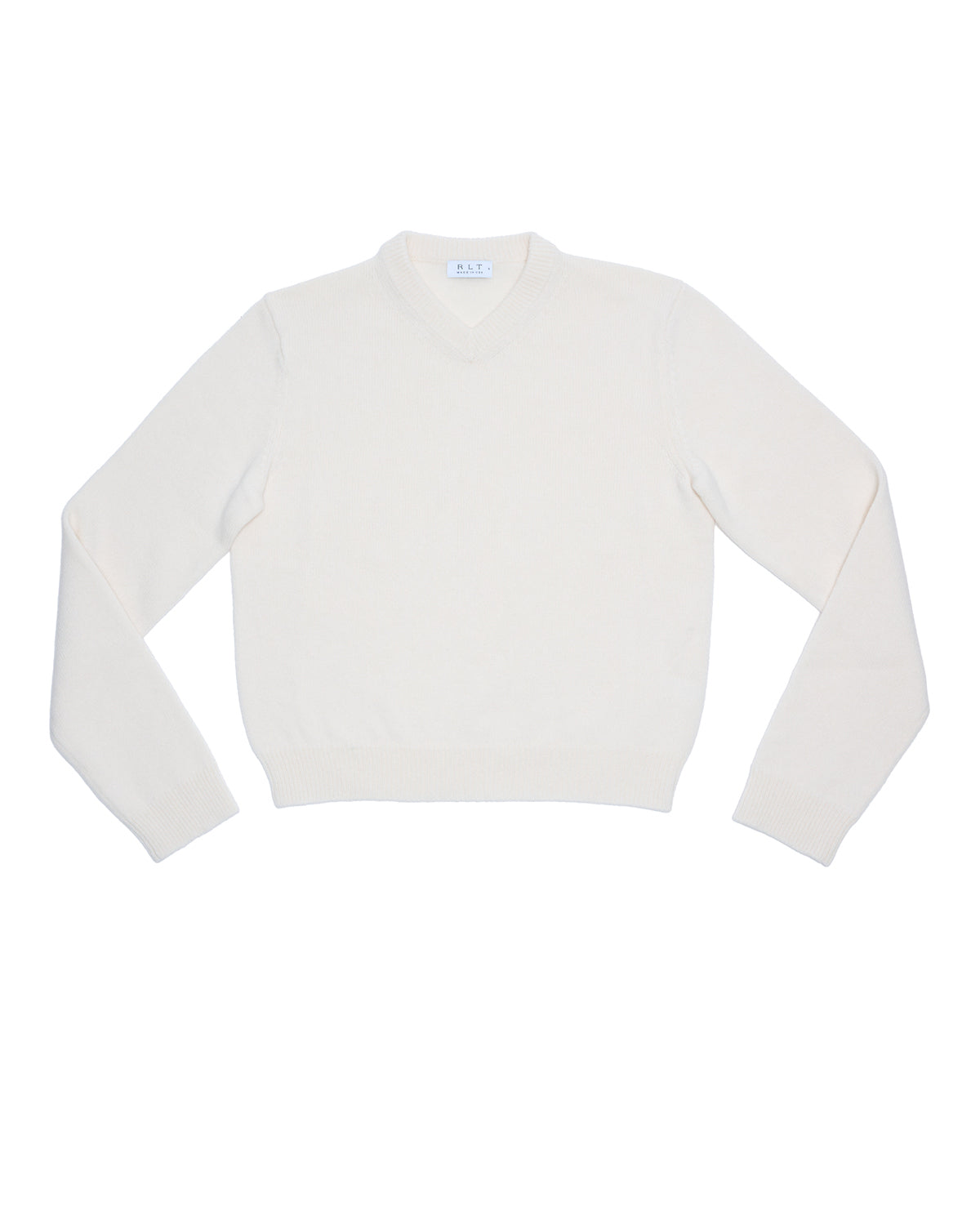 RLT V NECK SWEATER - IVORY
