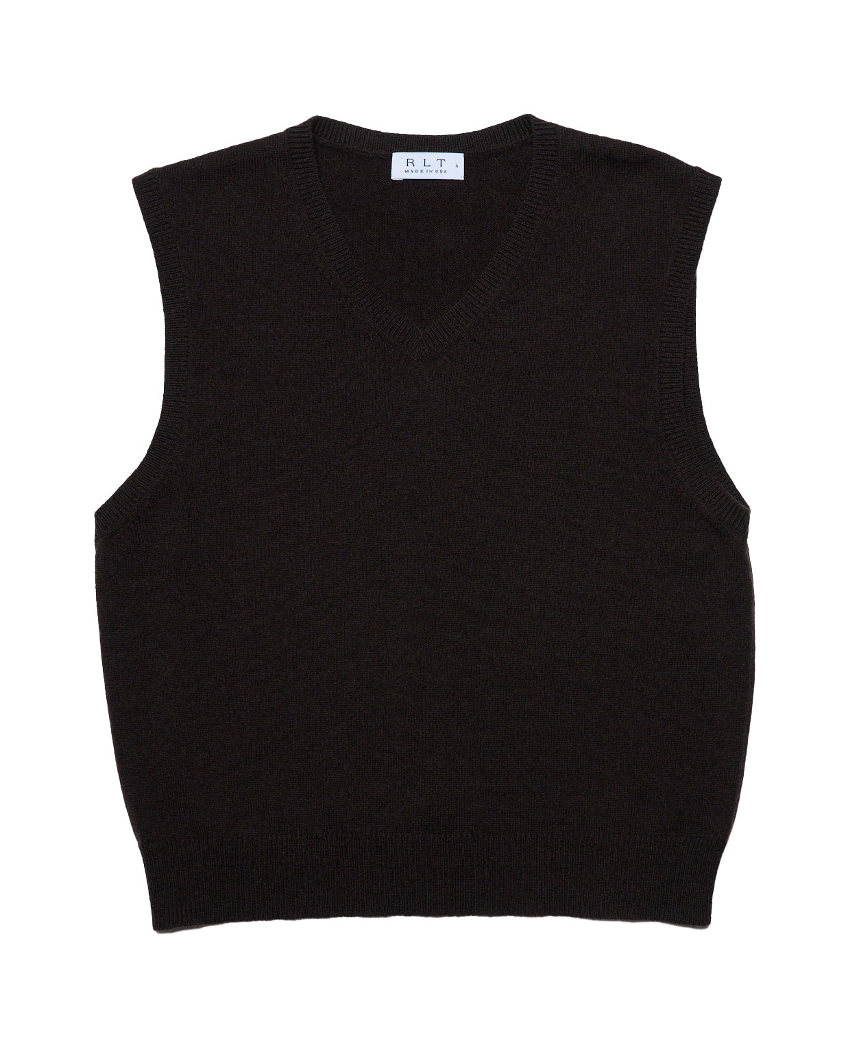 RLT SWEATER VEST - CHOCOLATE