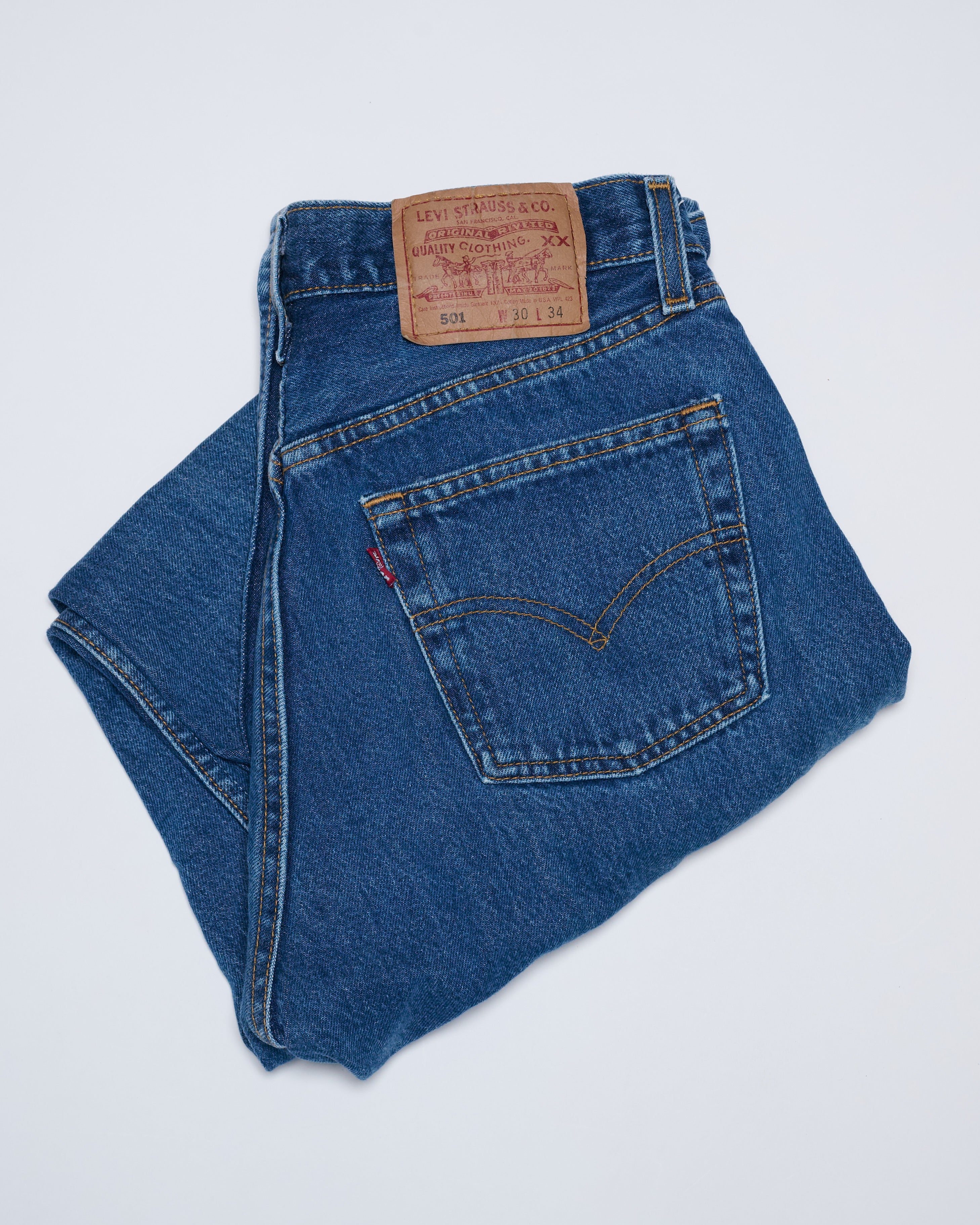 DARK WASH 501 VINTAGE LEVI'S | 30 X 34
