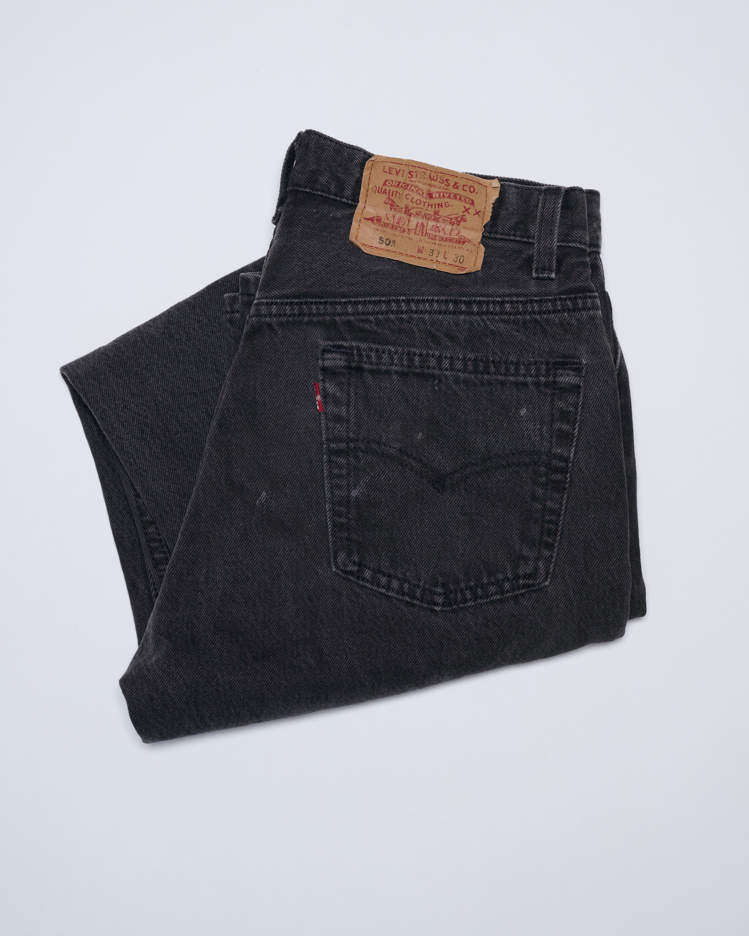 BLACK WASH 501 VINTAGE LEVI'S | 30 X 30