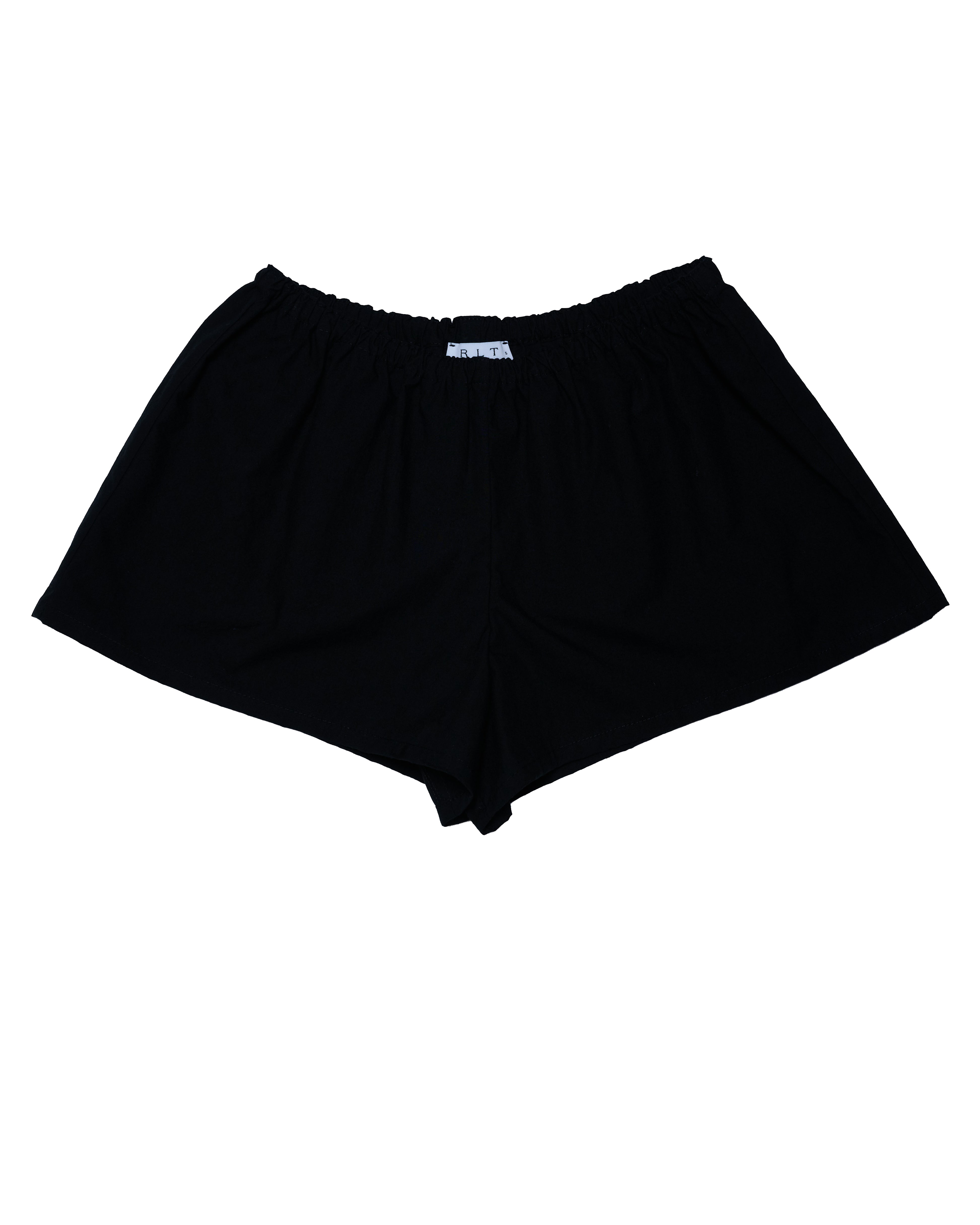 RLT POPLIN SHORT - BLACK