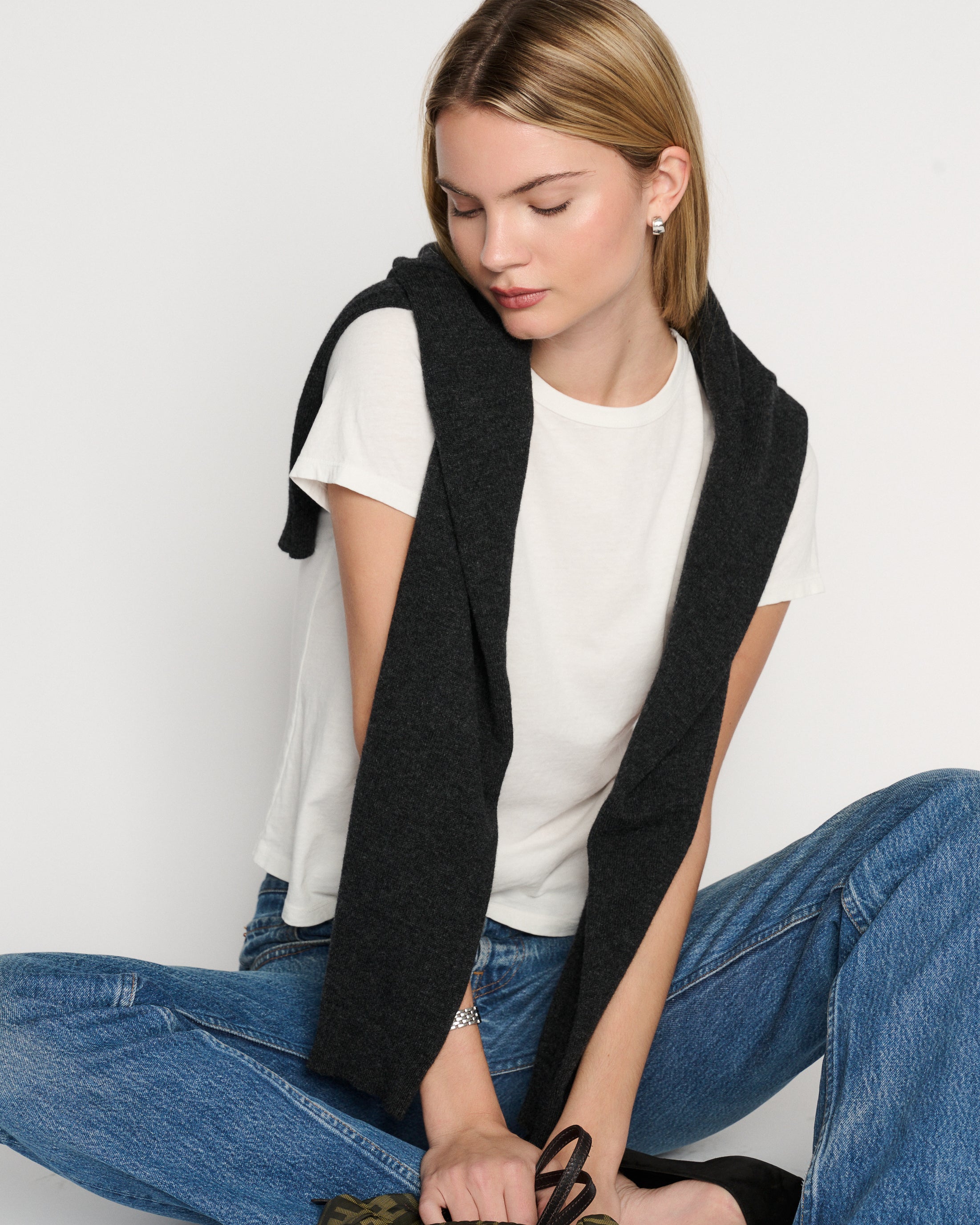 RLT BOYFRIEND TEE - WHITE