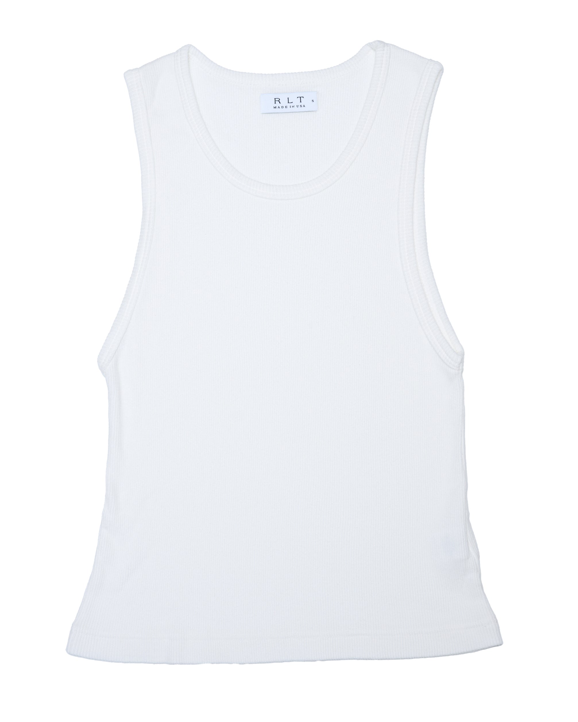 RLT RIBBED TANK - WHITE